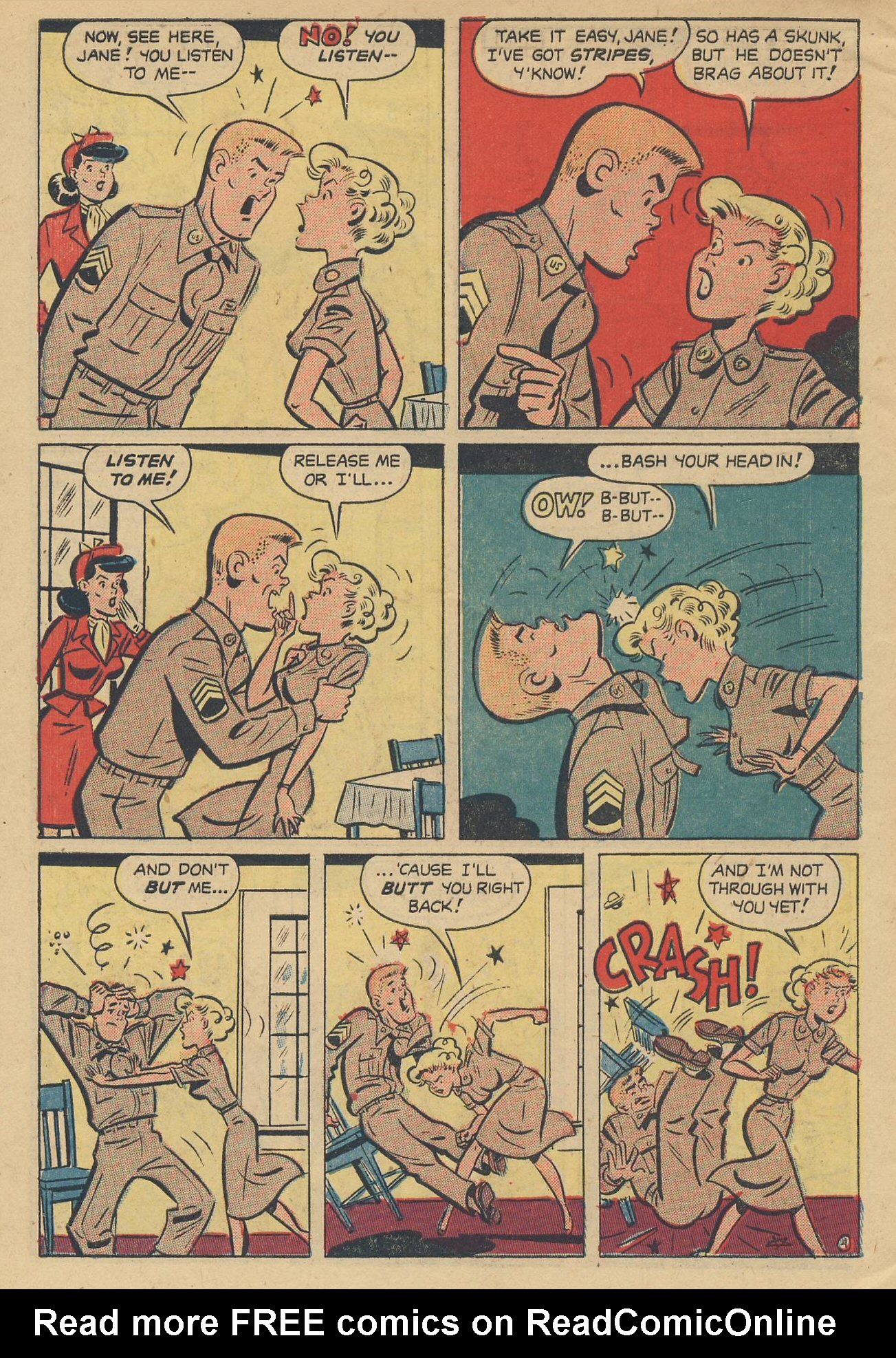Read online G. I. Jane (1953) comic -  Issue #6 - 6