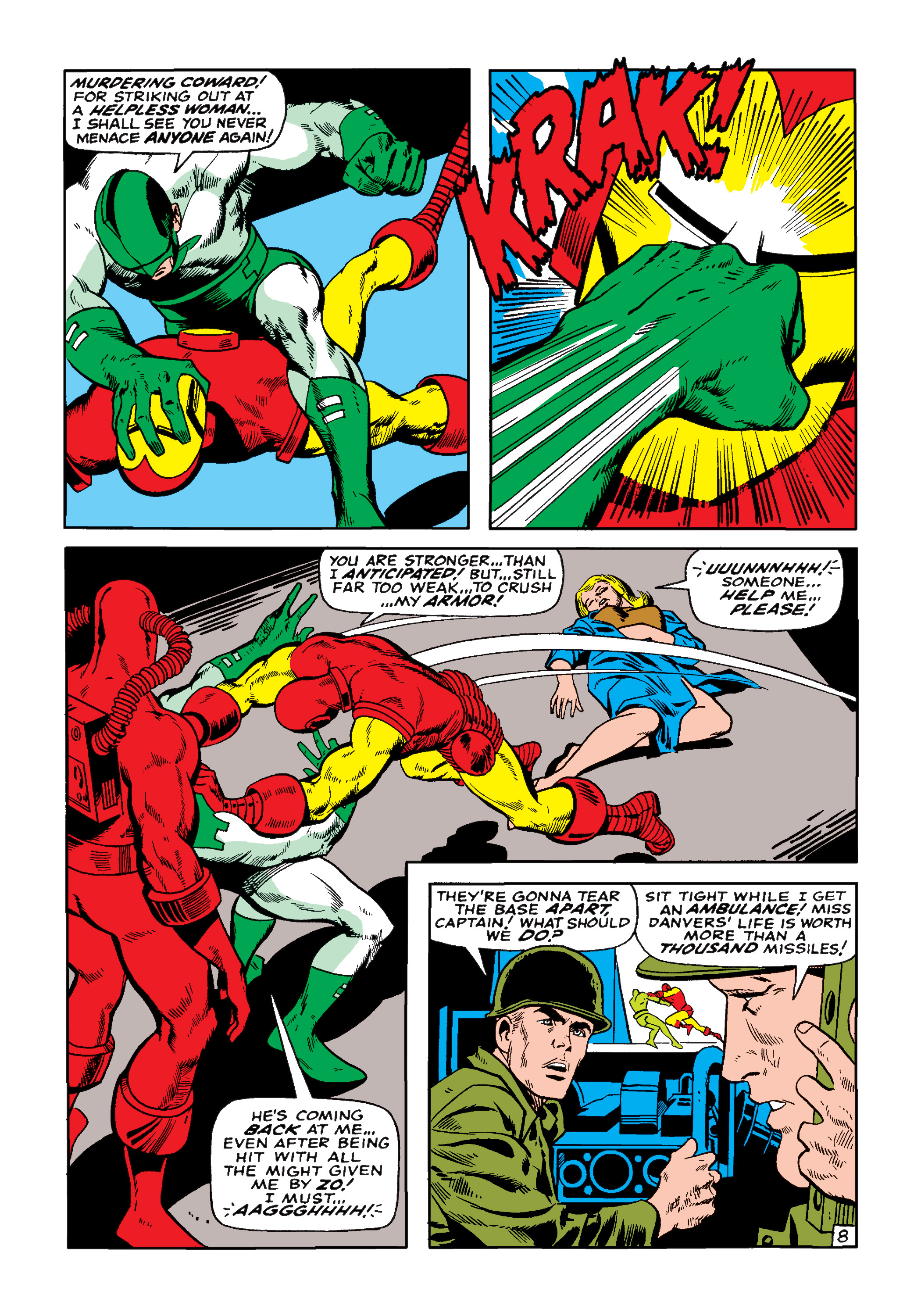 Read online Marvel Masterworks: Captain Marvel comic -  Issue # TPB 2 (Part 1) - 100