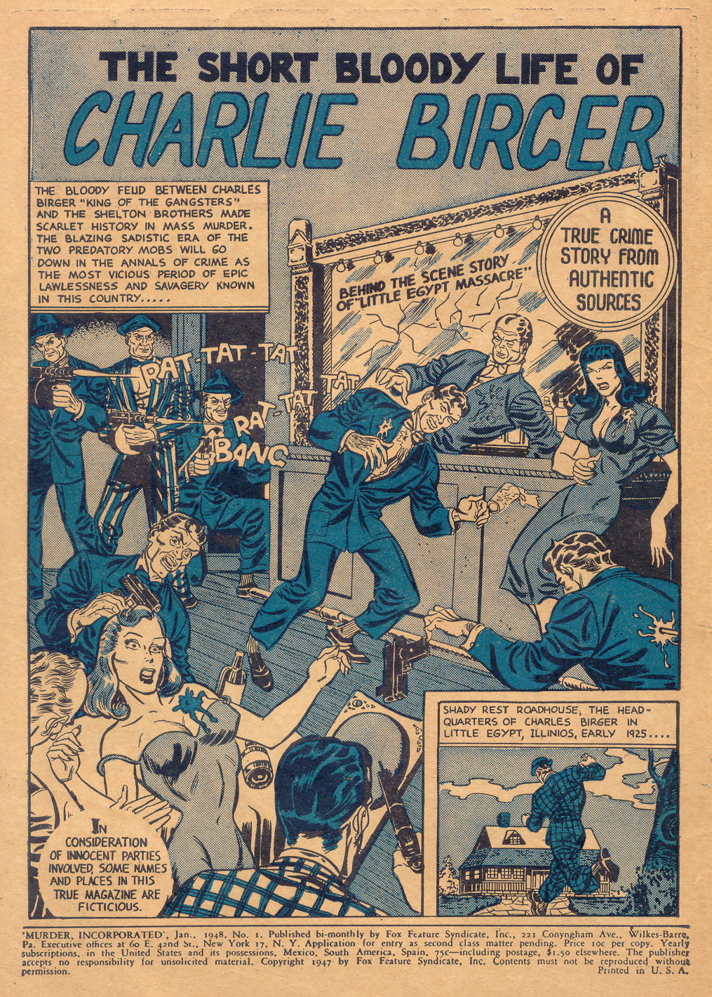 Read online Murder Incorporated (1948) comic -  Issue #1 - 2