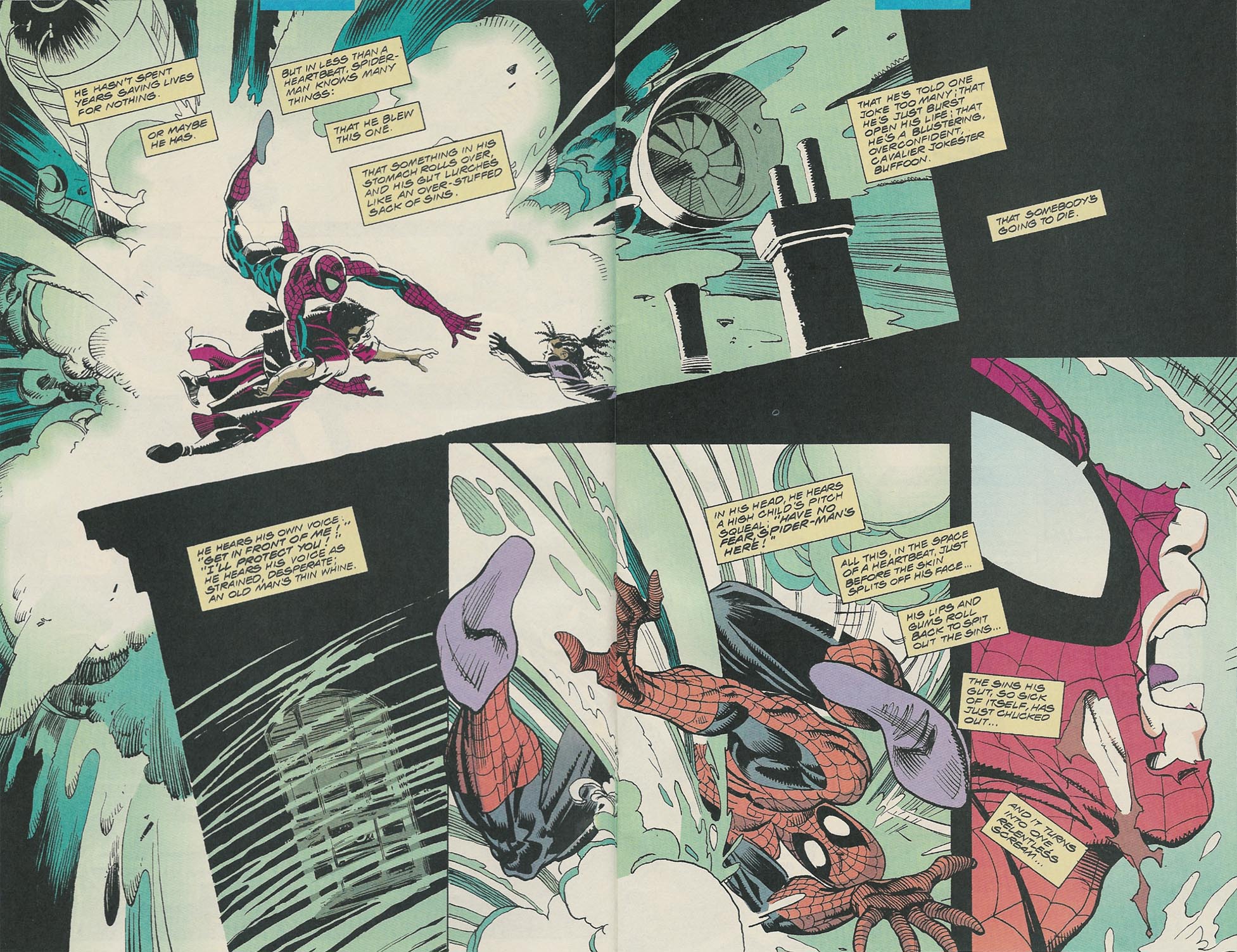 Read online Spider-Man (1990) comic -  Issue #17 - No One Gets Outta Here Alive - 5