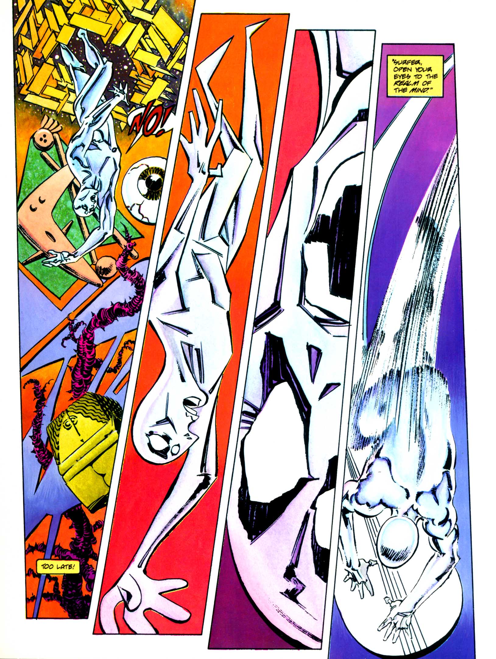 Read online Marvel Graphic Novel comic -  Issue #71 - Silver Surfer - Homecoming - 18