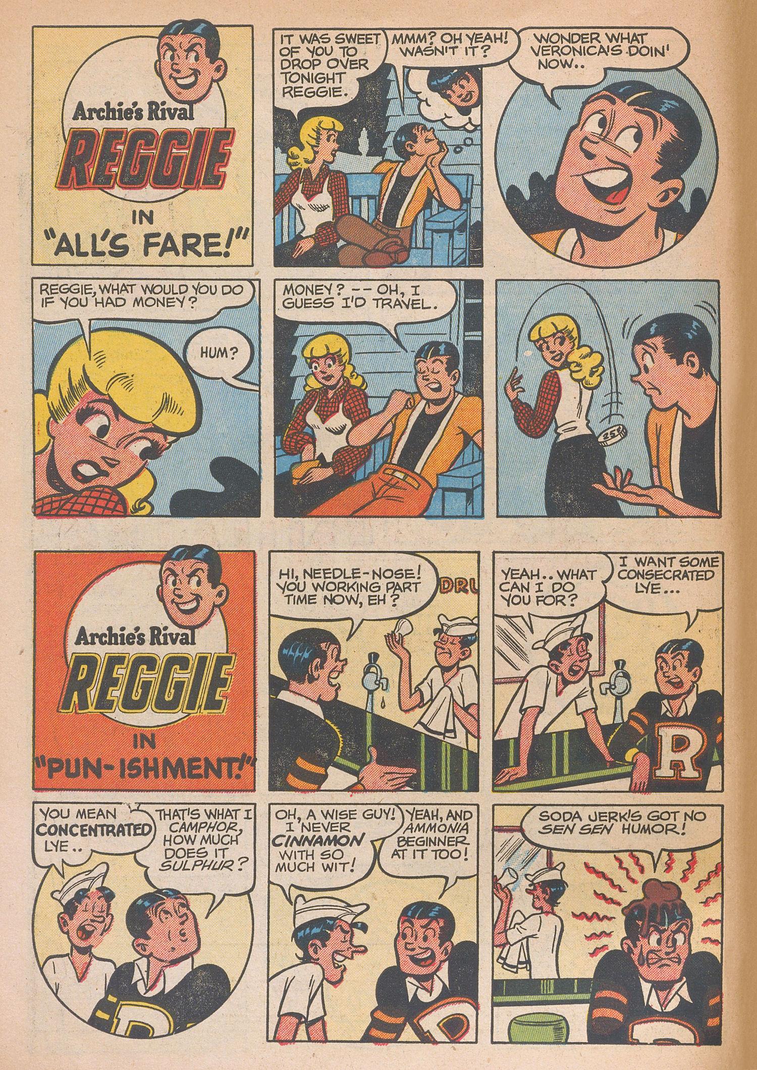 Read online Archie's Rival Reggie comic -  Issue #13 - 6
