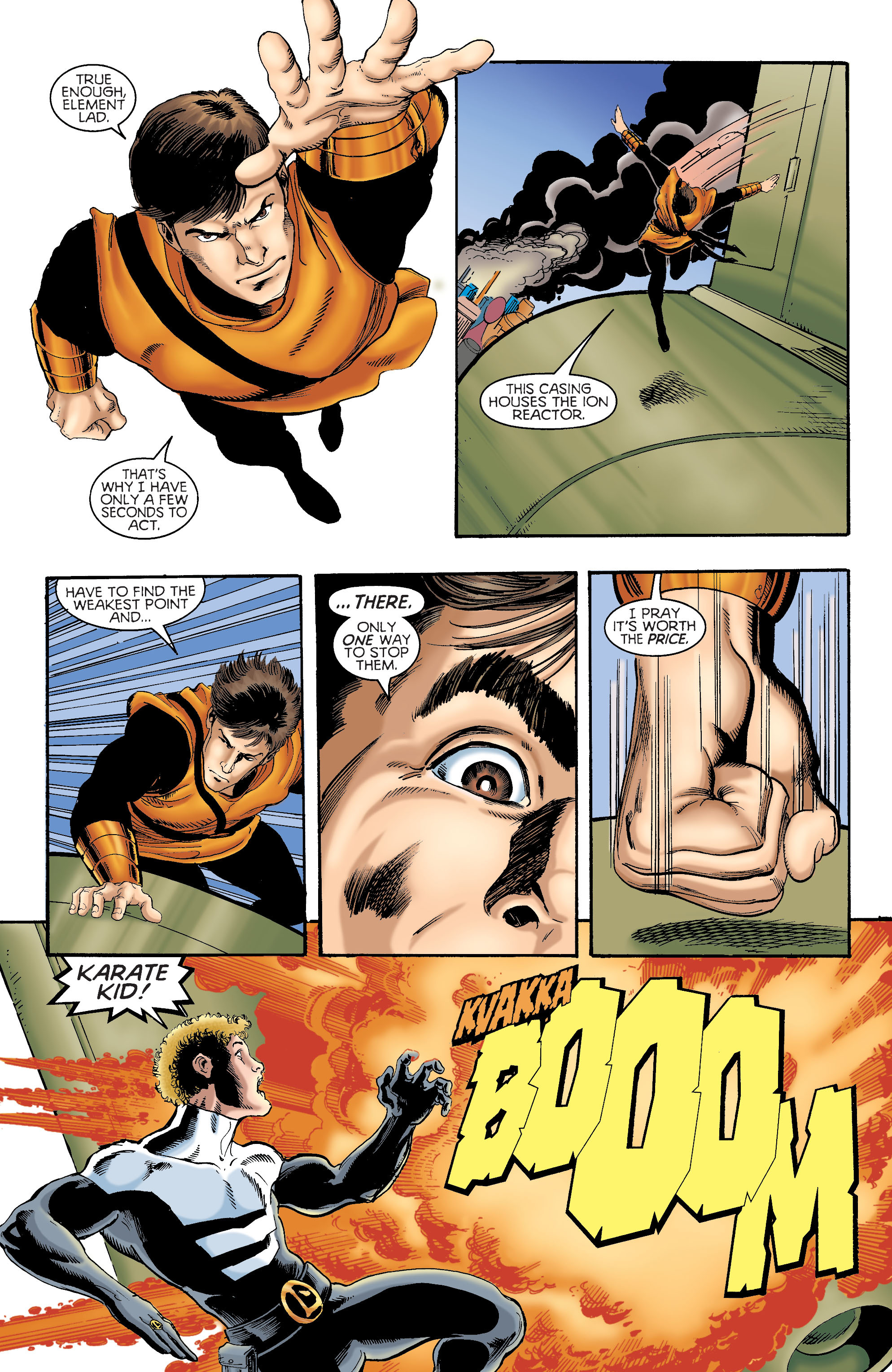Read online Titans/Legion of Super-Heroes: Universe Ablaze comic -  Issue #4 - 22