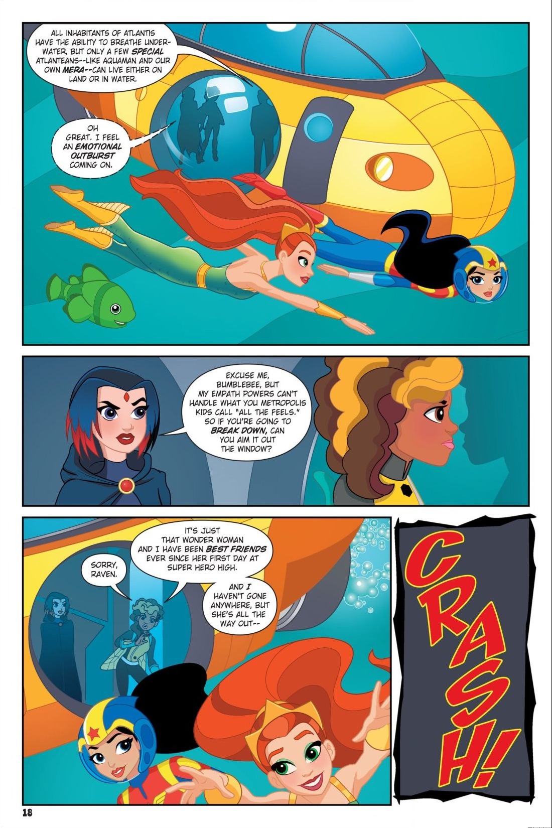 Read online DC Super Hero Girls: Search for Atlantis comic -  Issue # TPB - 18