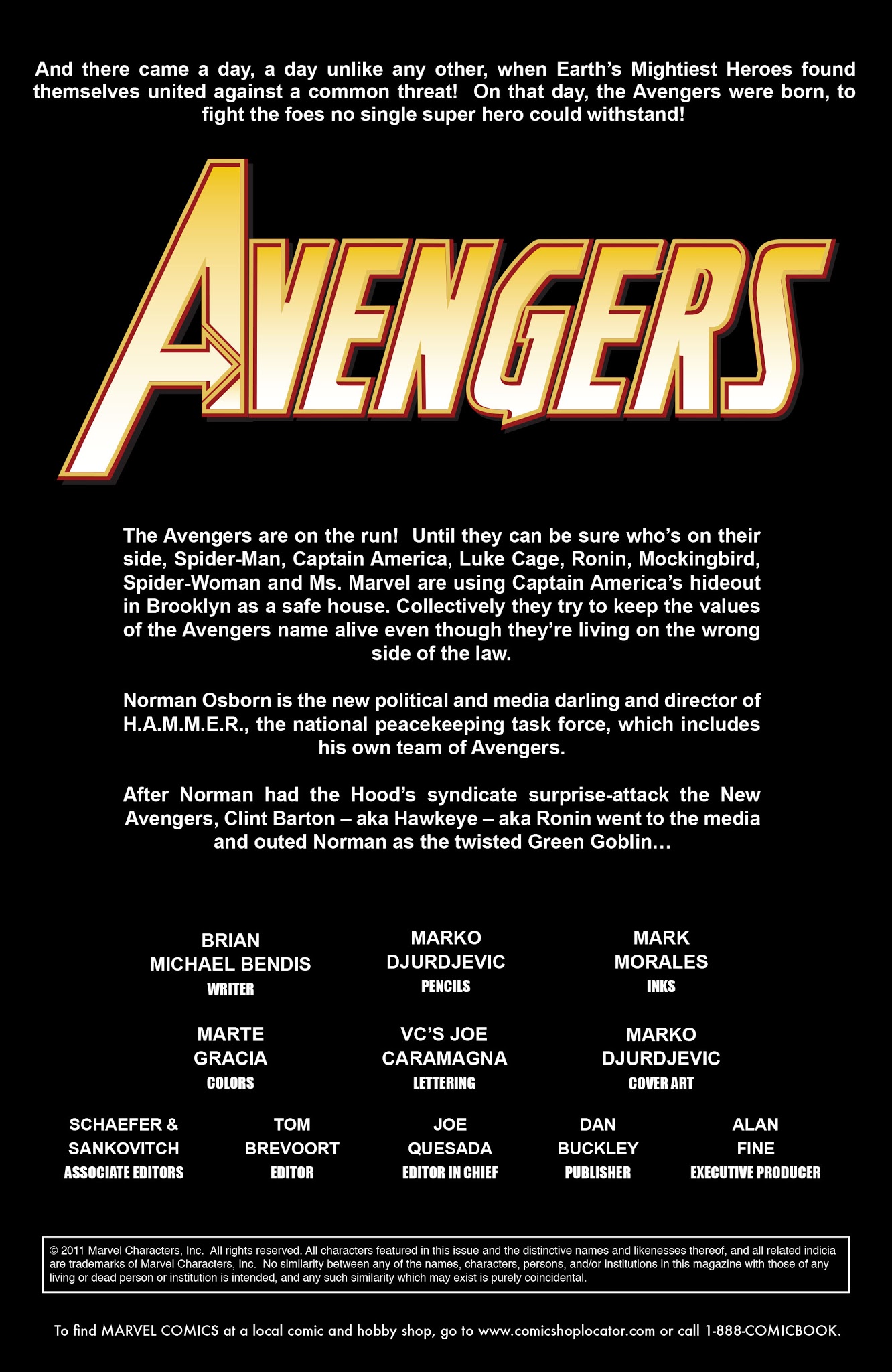 Read online Dark Reign: The List comic -  Issue # Issue Avengers - 2