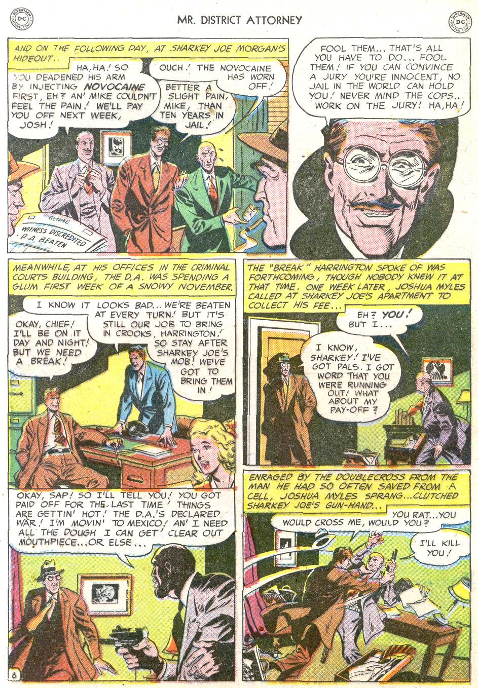 Read online Mr. District Attorney comic -  Issue #15 - 46