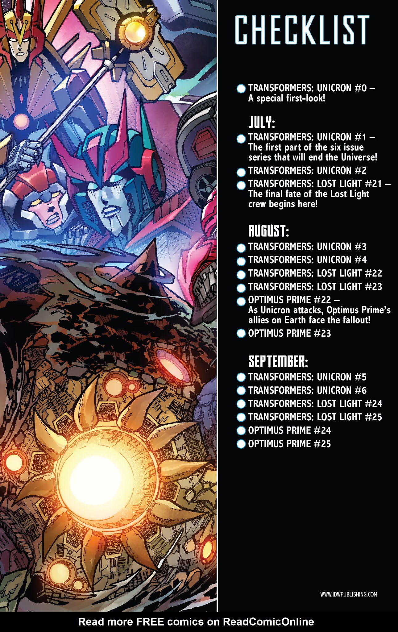 Read online Transformers: Unicron comic -  Issue #0 - 28
