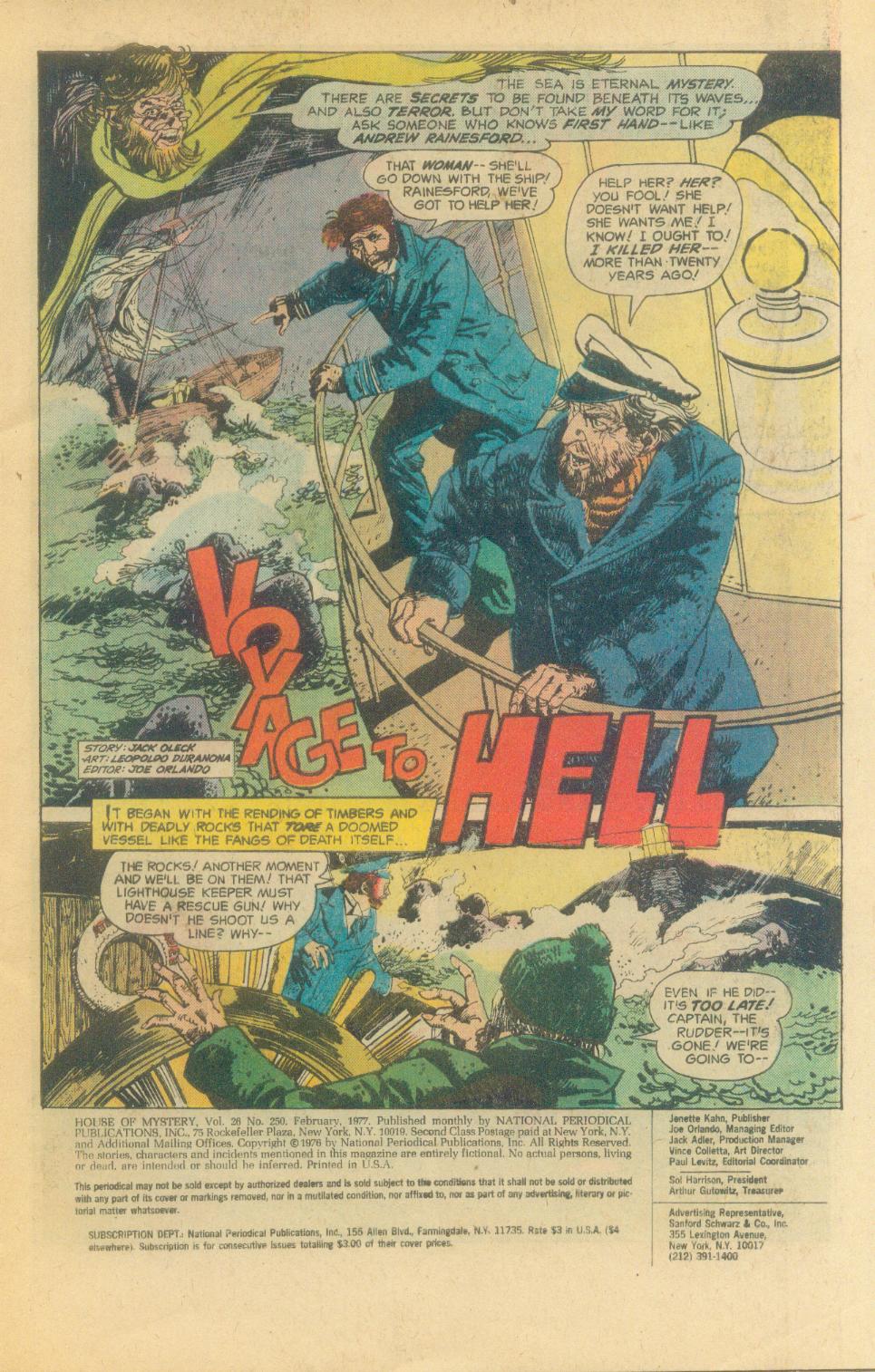 Read online House of Mystery (1951) comic -  Issue #250 - 4