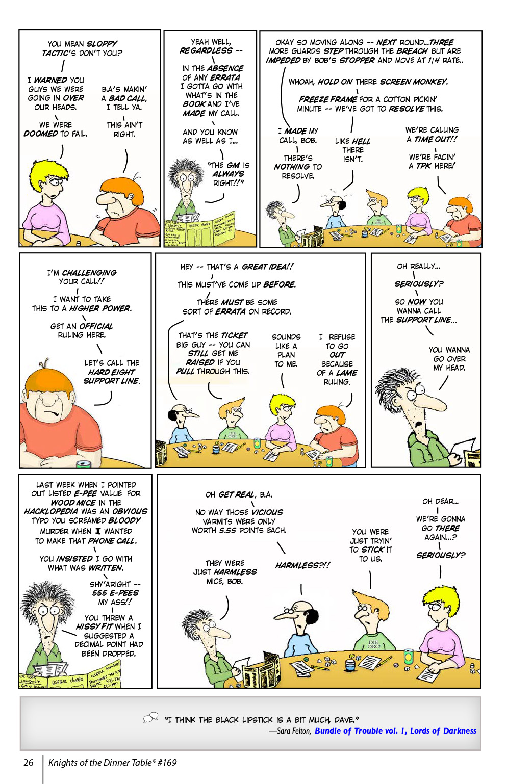 Read online Knights of the Dinner Table comic -  Issue #169 - 28