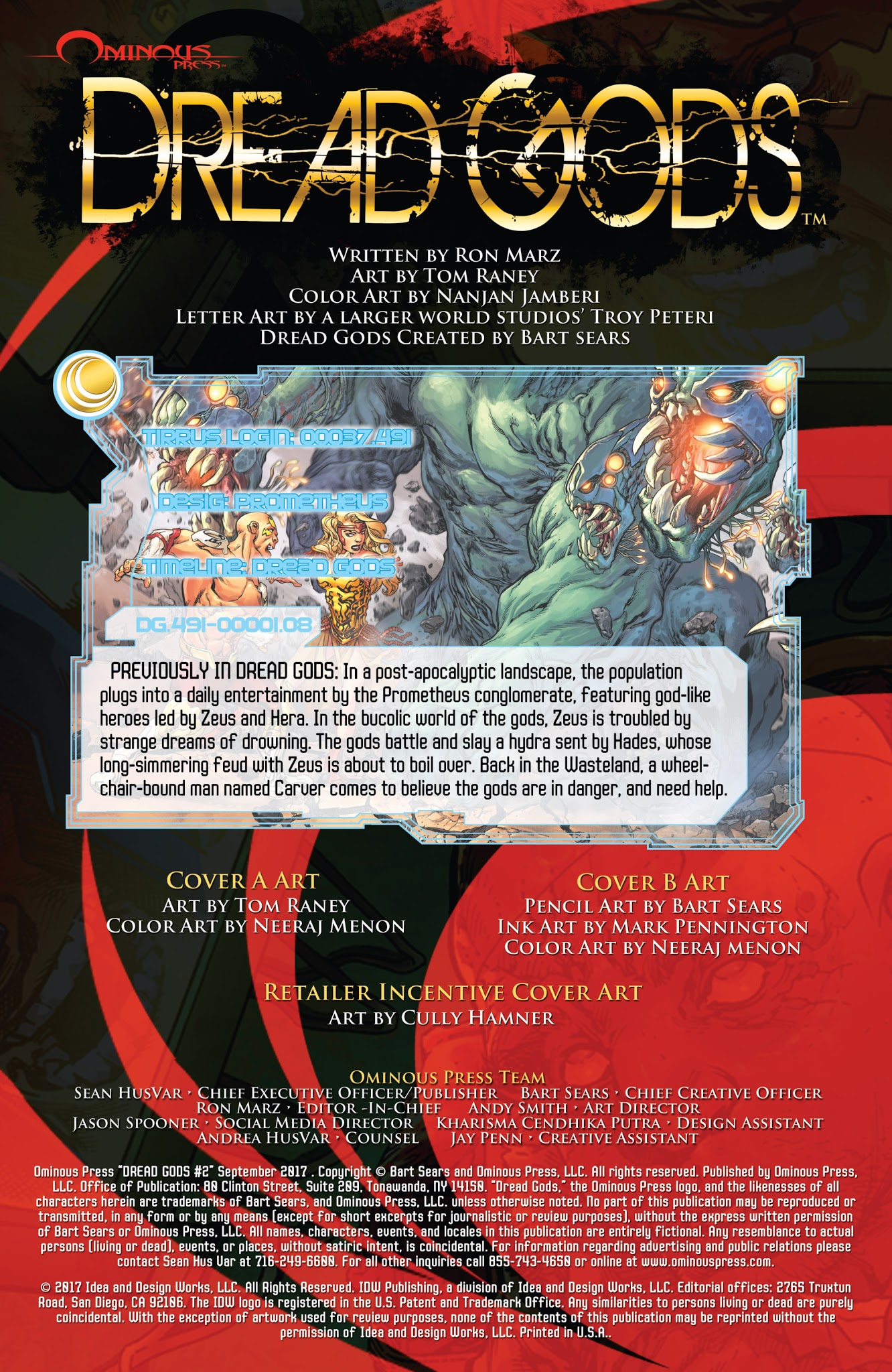 Read online Dread Gods comic -  Issue #2 - 2