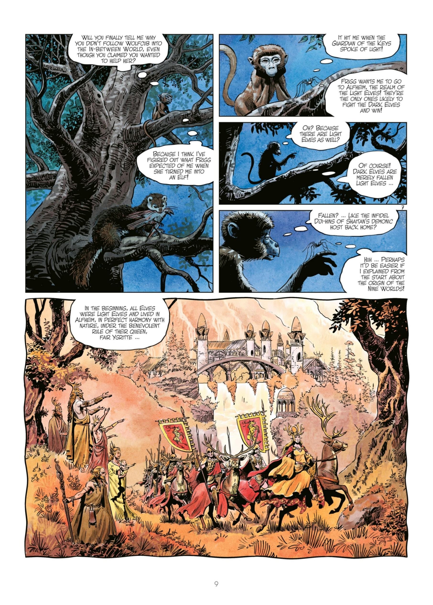 Read online The World of Thorgal: Wolfcub comic -  Issue #7 - 11