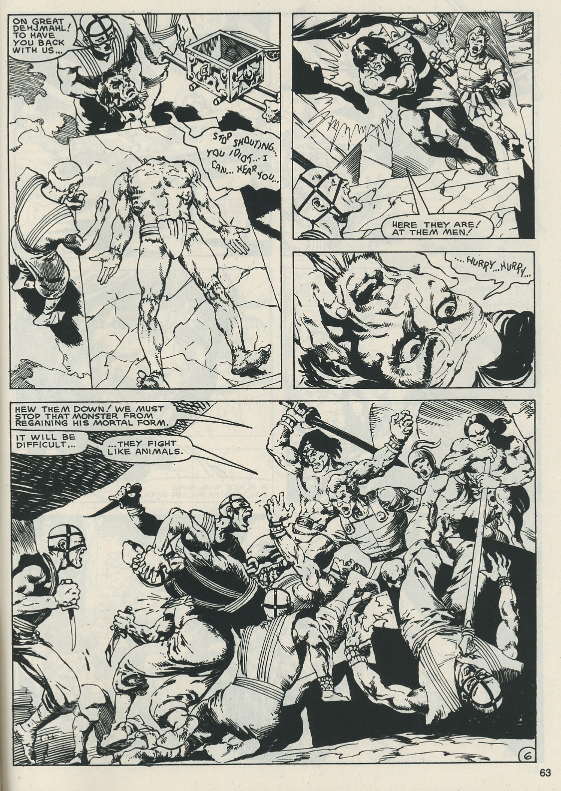 Read online The Savage Sword Of Conan comic -  Issue #121 - 63