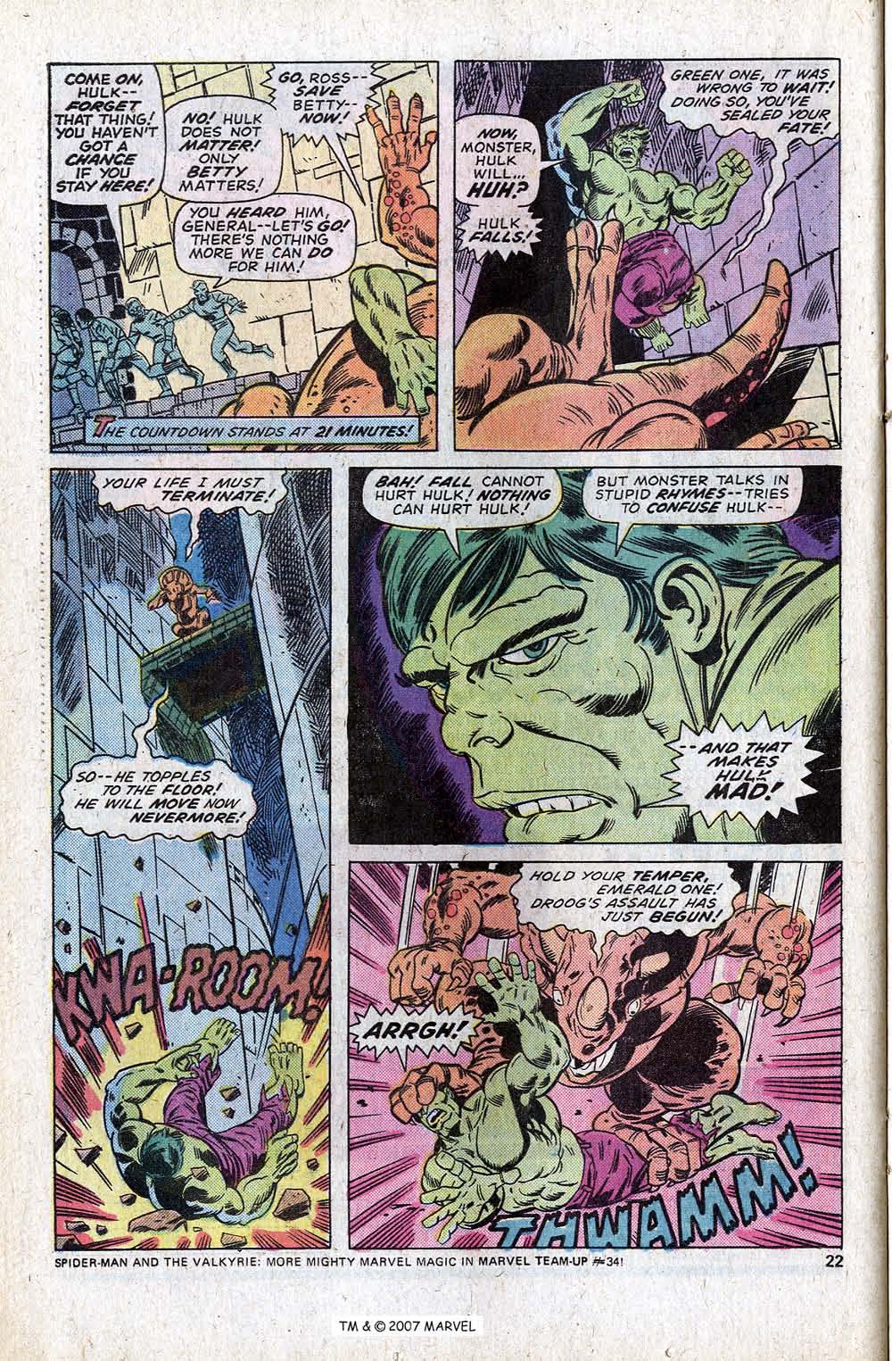 Read online The Incredible Hulk (1968) comic -  Issue #188 - 24