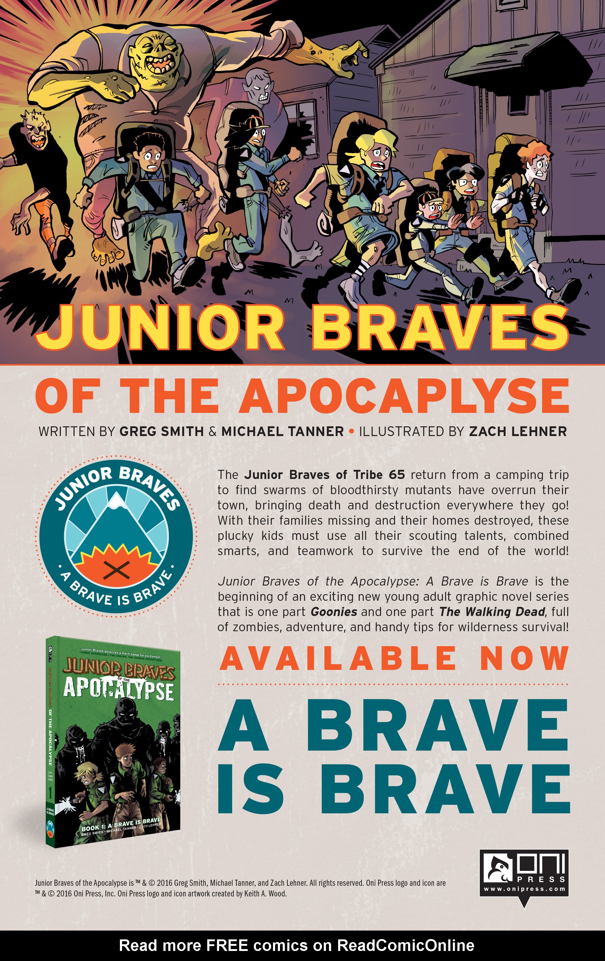Read online Free Comic Book Day 2016 comic -  Issue # Junior Braves of the Apocalypse - 27