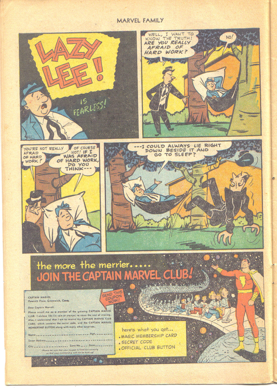 Read online The Marvel Family comic -  Issue #66 - 10