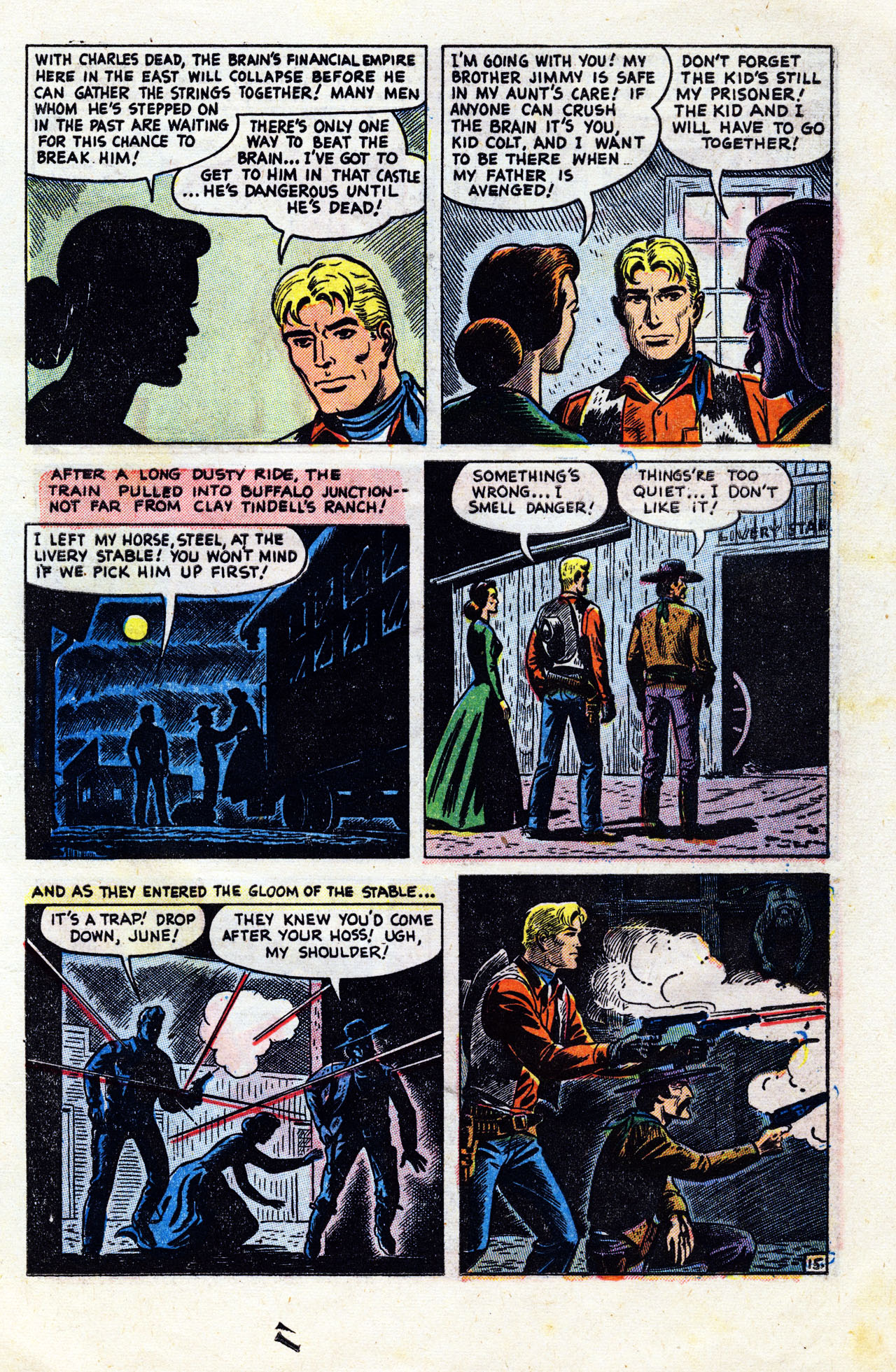 Read online Kid Colt Outlaw comic -  Issue #7 - 17