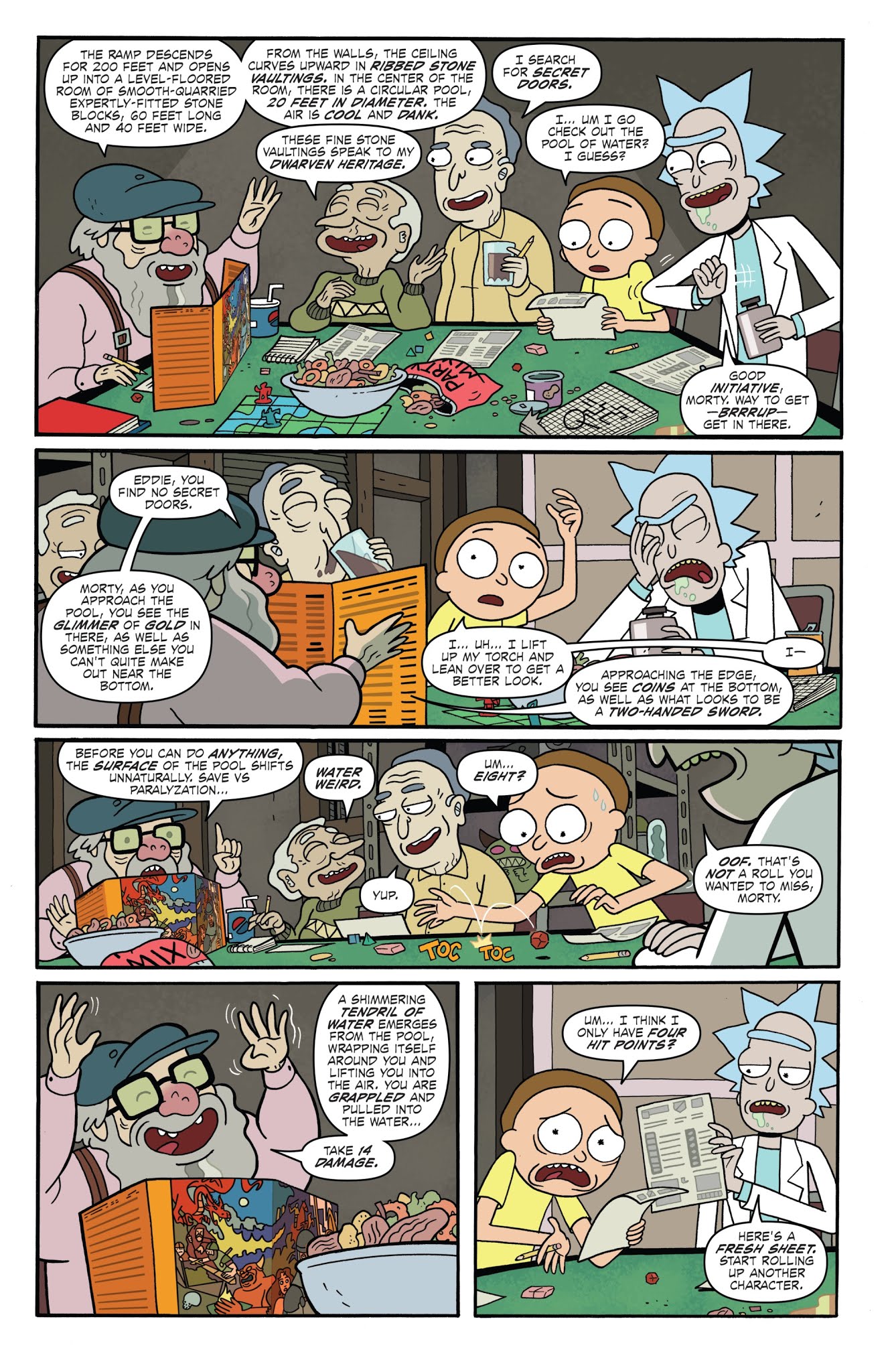 Read online Rick and Morty vs Dungeons & Dragons comic -  Issue #1 - 14