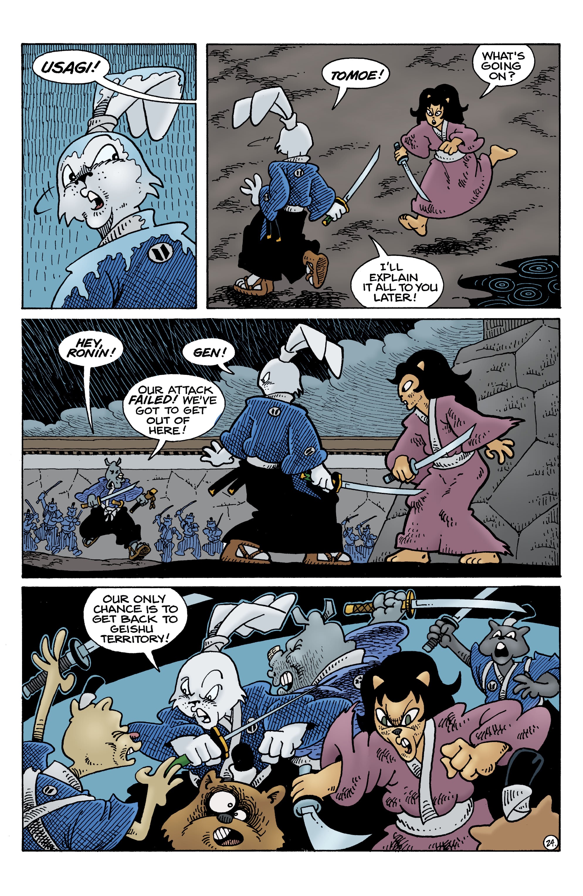 Read online Usagi Yojimbo: The Dragon Bellow Conspiracy comic -  Issue #5 - 25