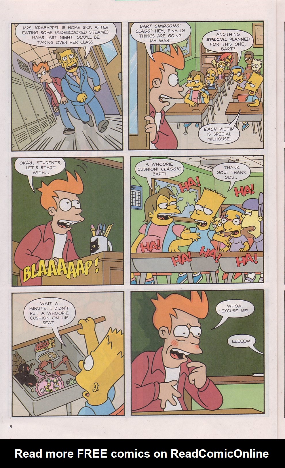 Read online The Futurama/Simpsons Infinitely Secret Crossover Crisis comic -  Issue #1 - 20