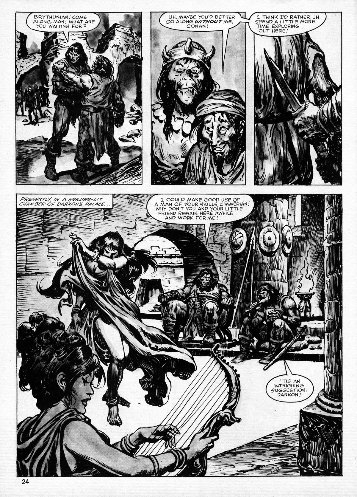 Read online The Savage Sword Of Conan comic -  Issue #77 - 24