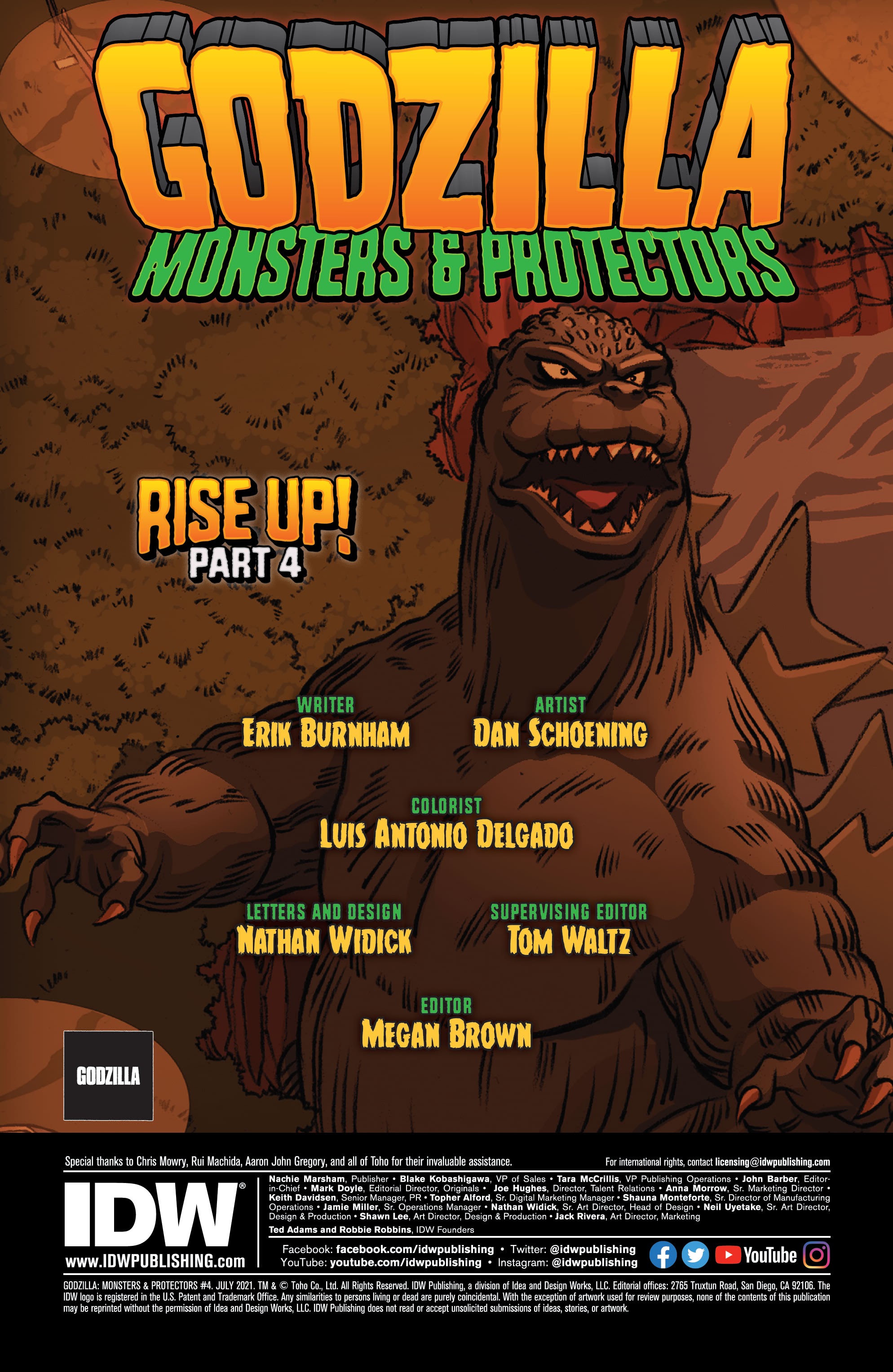 Read online Godzilla: Monsters & Protectors comic -  Issue #4 - 2