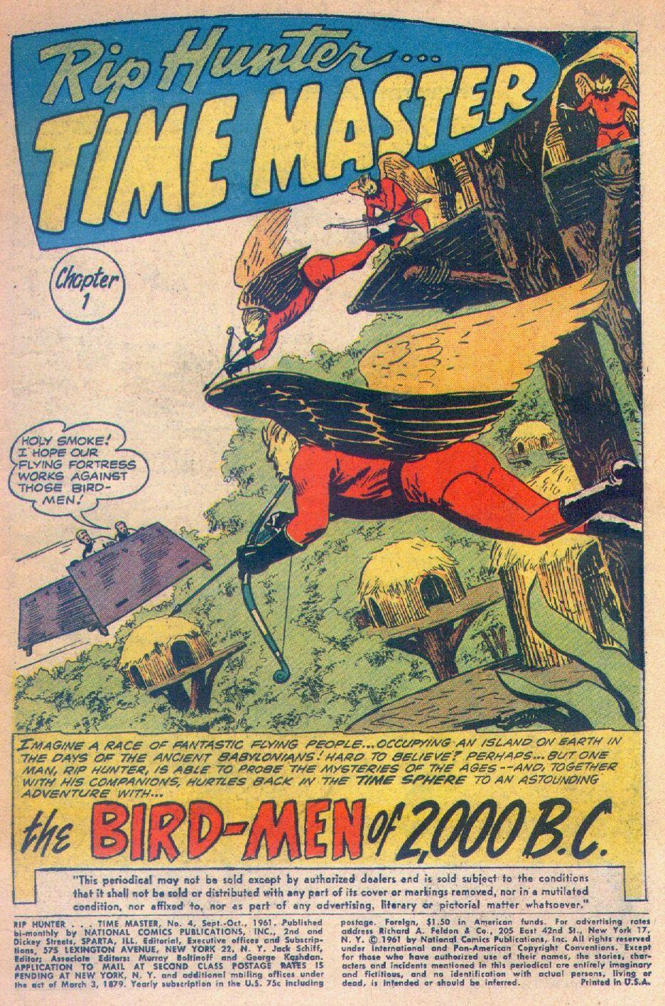 Read online Rip Hunter...Time Master comic -  Issue #4 - 3