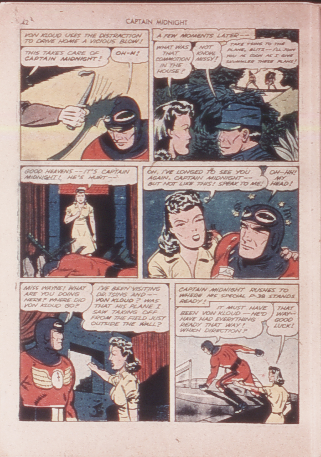 Read online Captain Midnight (1942) comic -  Issue #14 - 40