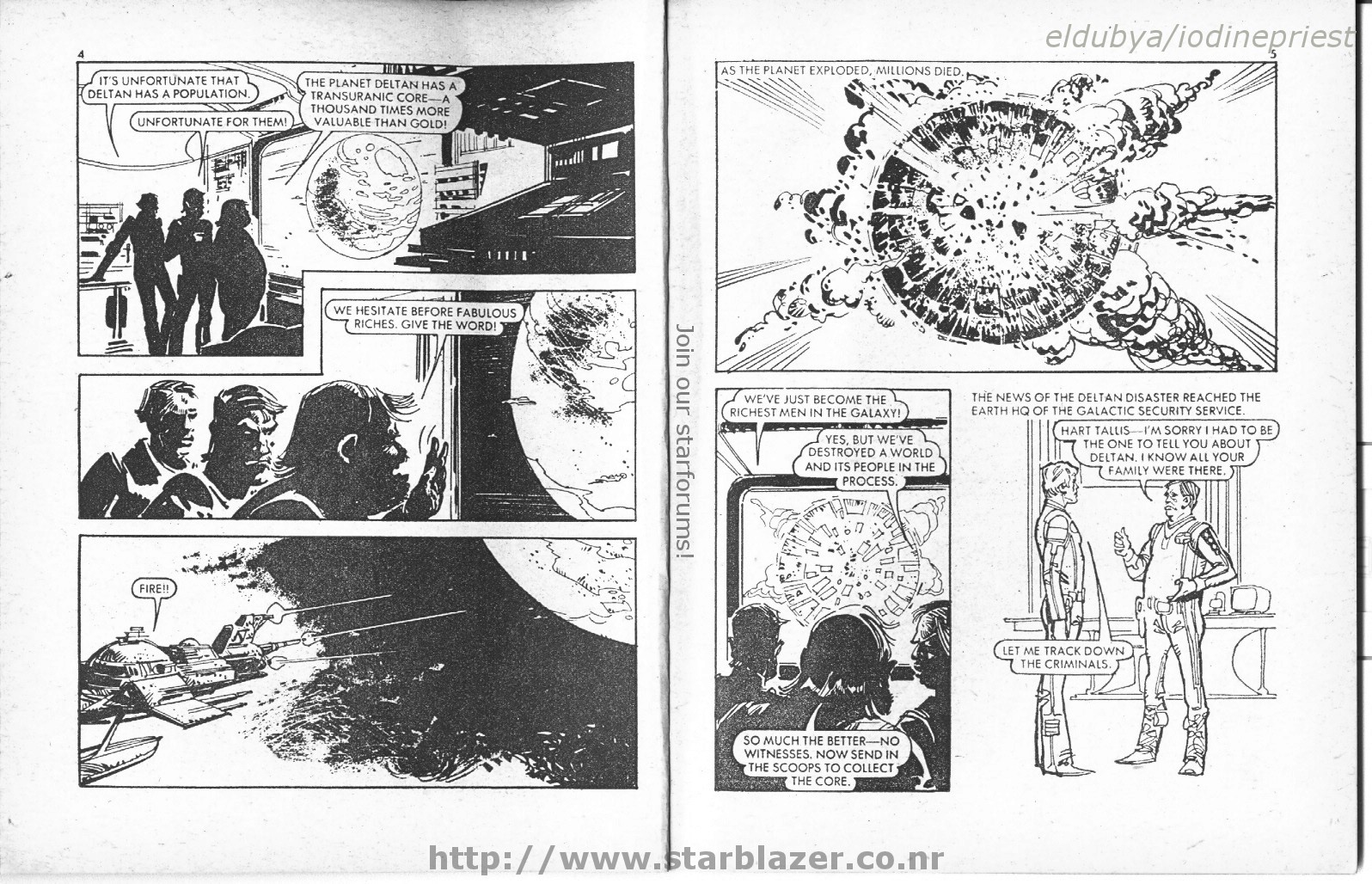 Read online Starblazer comic -  Issue #52 - 4