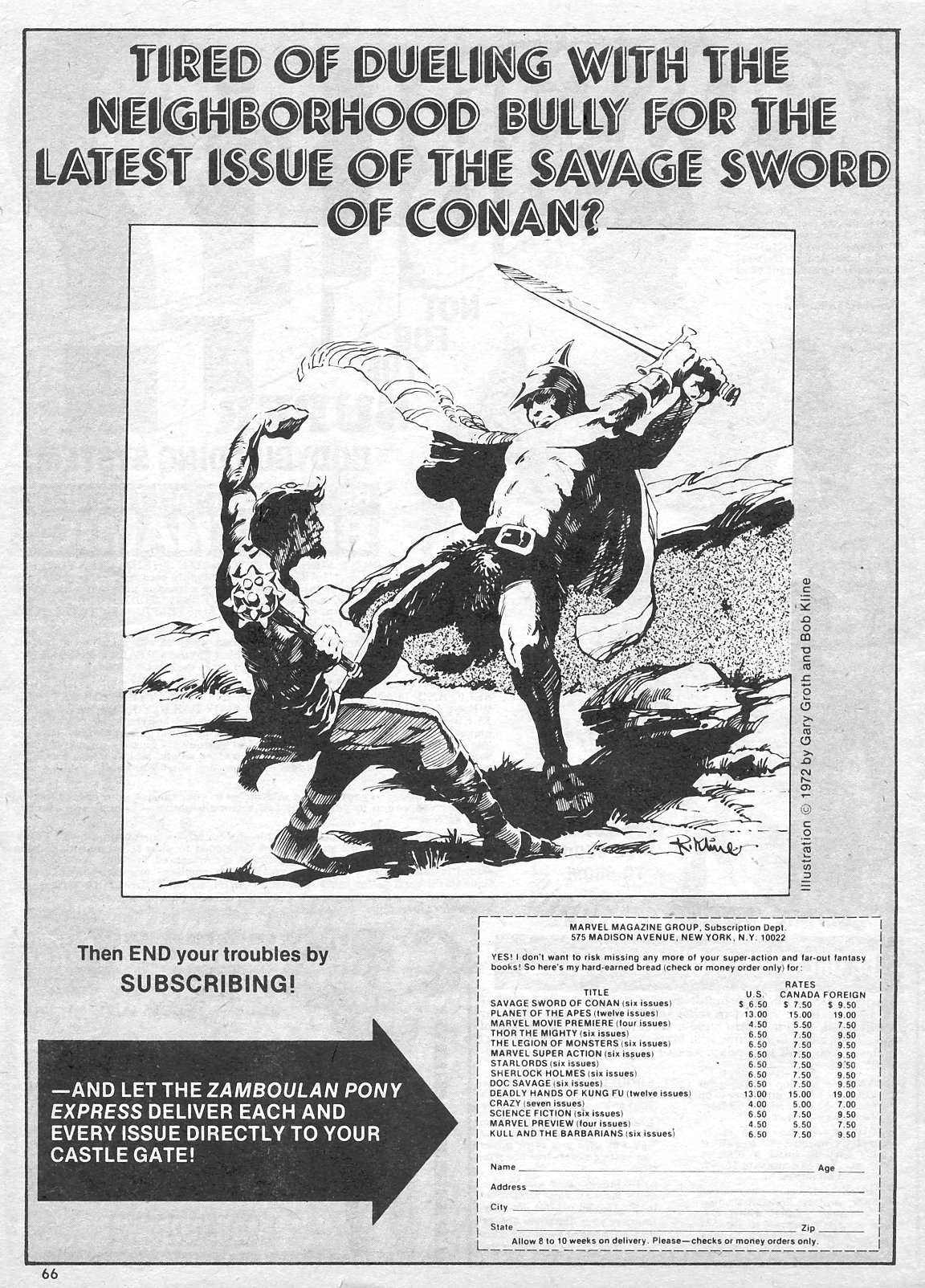 Read online The Savage Sword Of Conan comic -  Issue #7 - 66