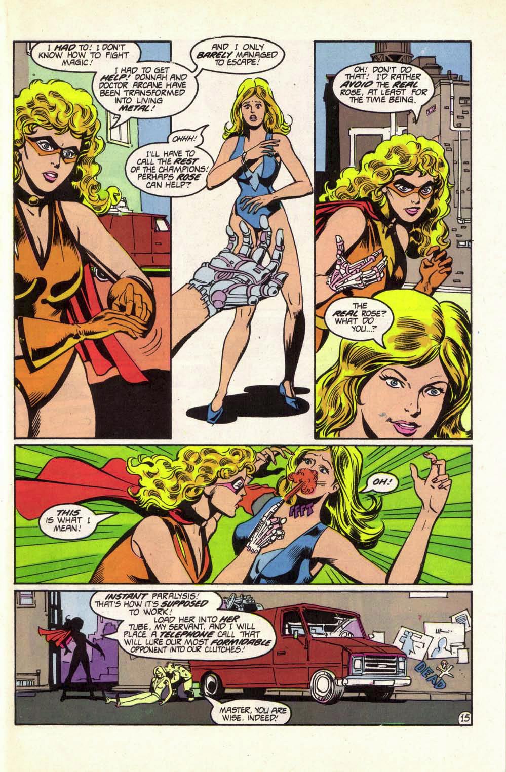 Read online Champions (1987) comic -  Issue #6 - 17