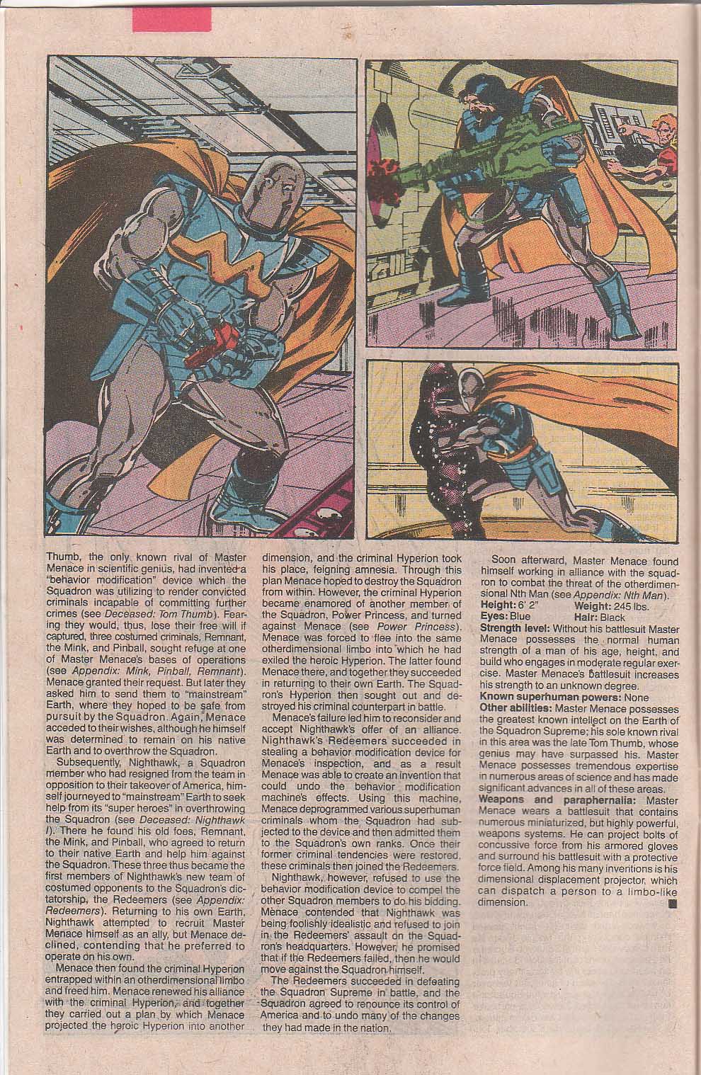 Read online The Official Handbook of the Marvel Universe: Update '89 comic -  Issue #8 - 13