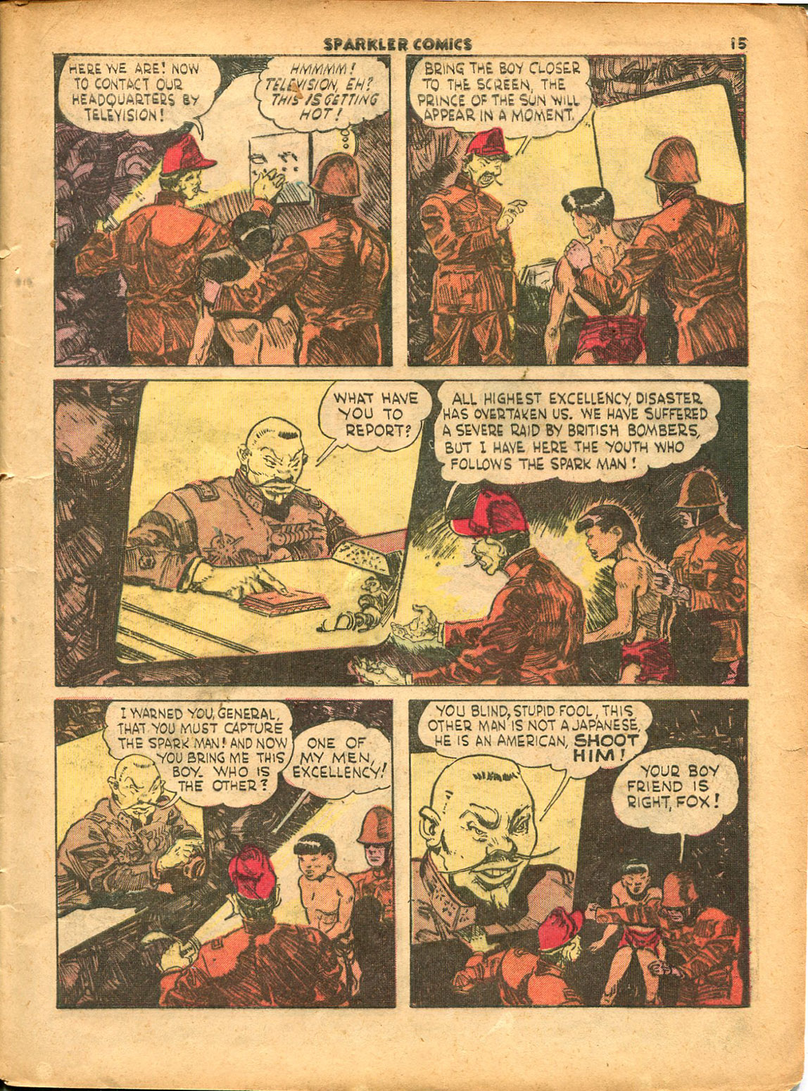 Read online Sparkler Comics comic -  Issue #15 - 17