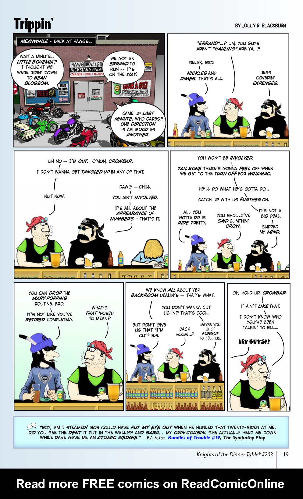 Read online Knights of the Dinner Table comic -  Issue #203 - 21