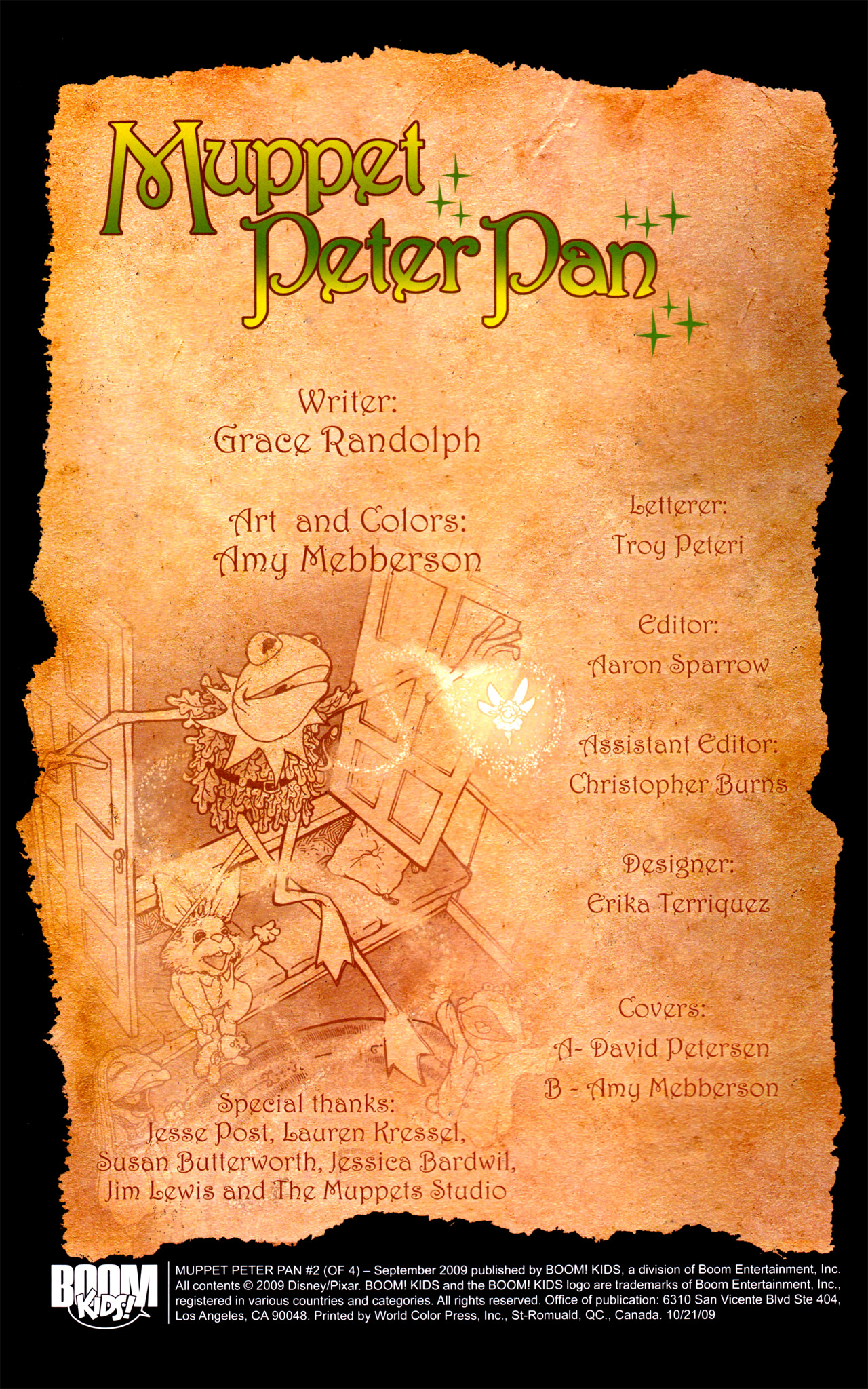 Read online Muppet Peter Pan comic -  Issue #2 - 2