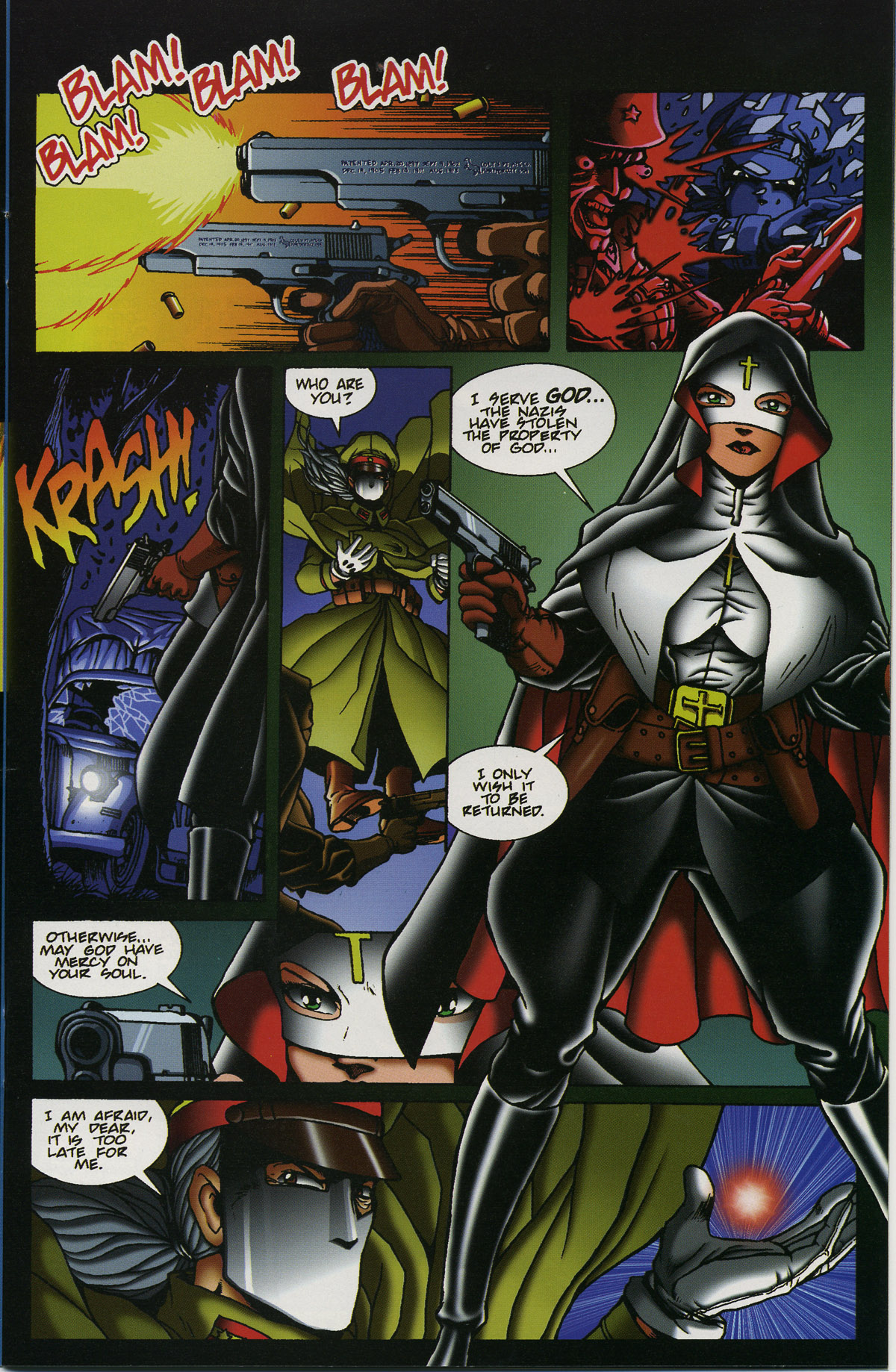 Read online Warrior Nun Areala: Rituals comic -  Issue #1 - 8