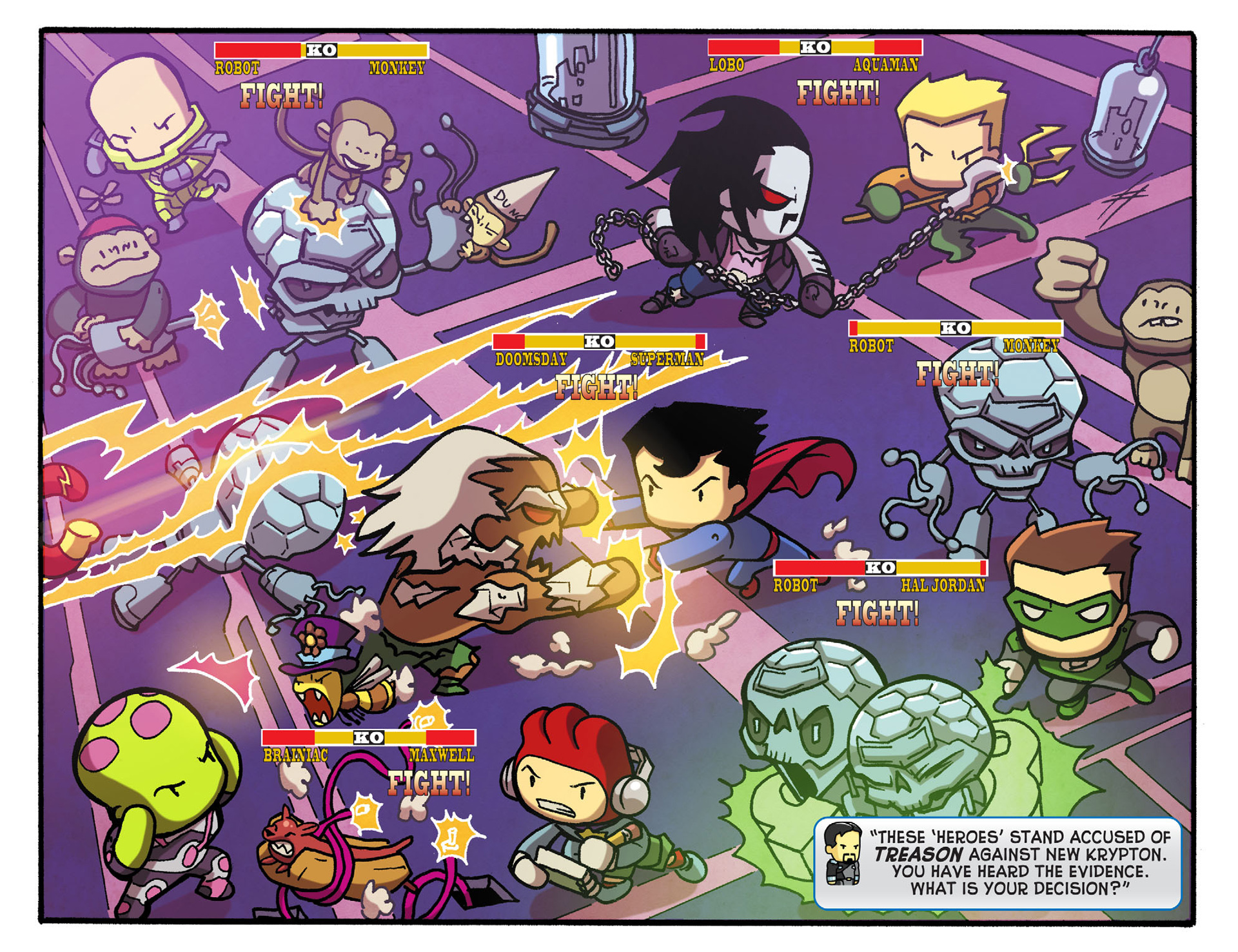 Read online Scribblenauts Unmasked: A Crisis of Imagination comic -  Issue #10 - 21