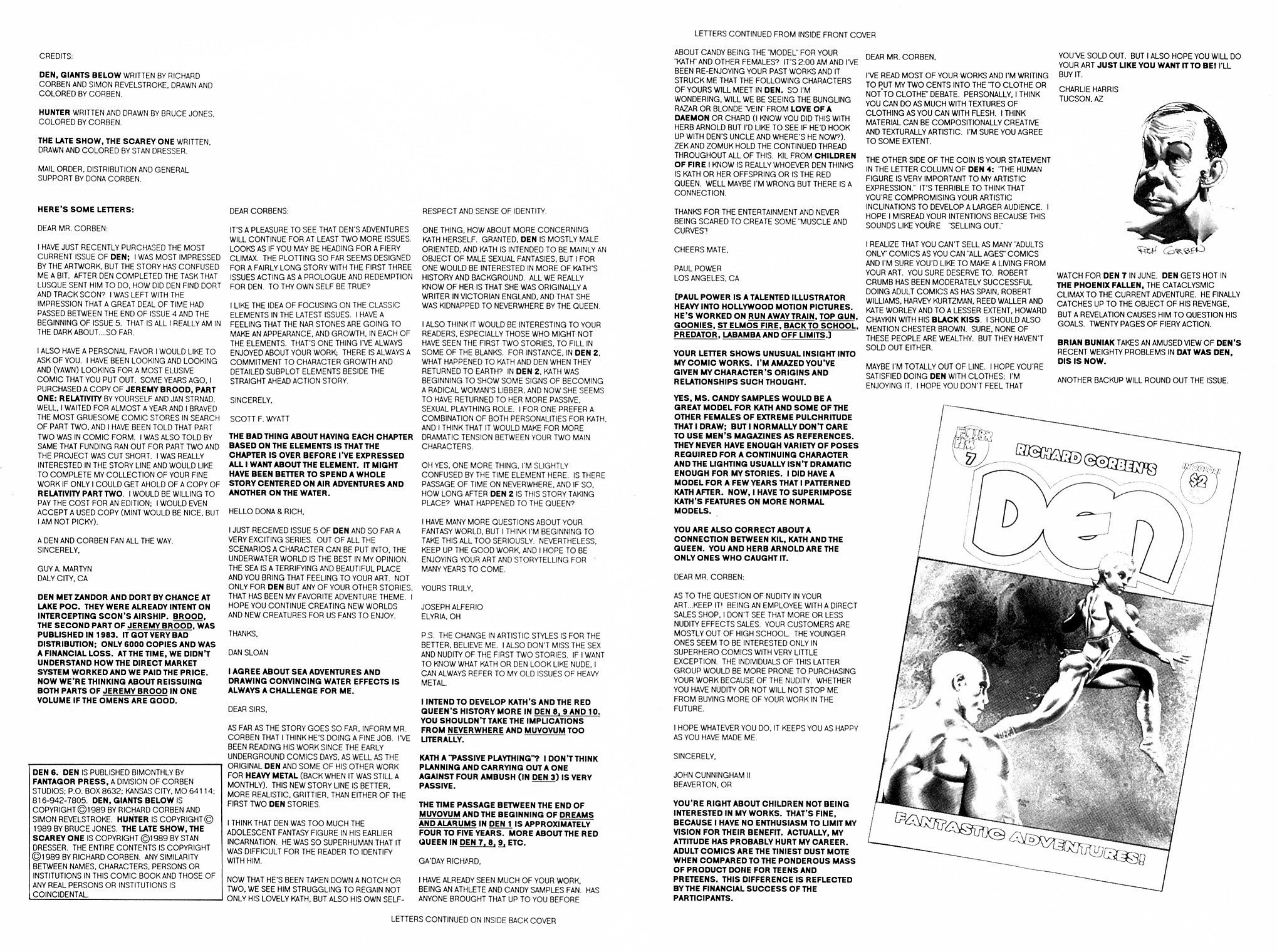 Read online Den (1988) comic -  Issue #6 - 2