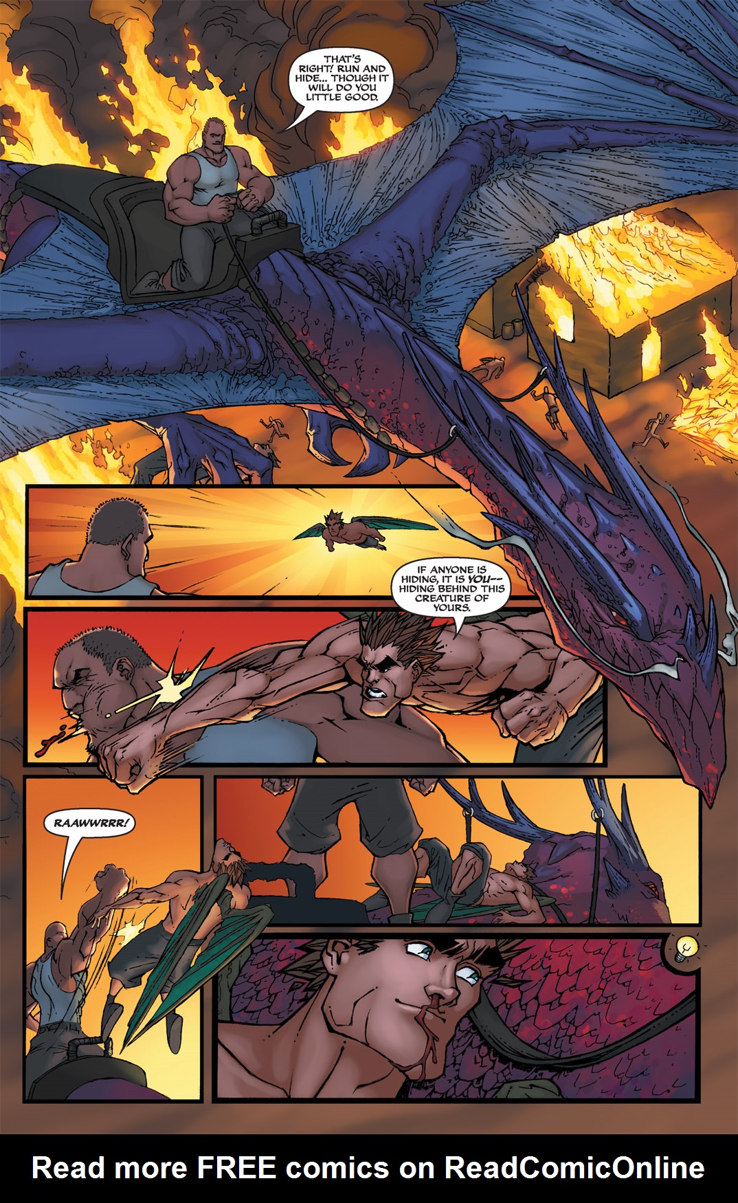 Read online Michael Turner's Soulfire: Dying Of The Light comic -  Issue #5 - 7
