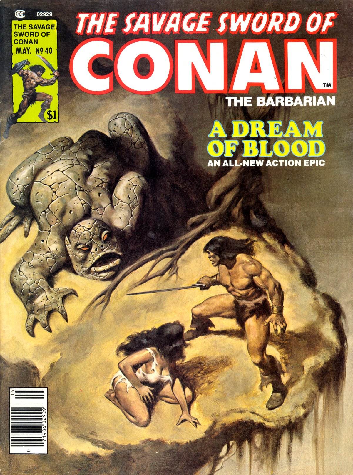 Read online The Savage Sword Of Conan comic -  Issue #40 - 1