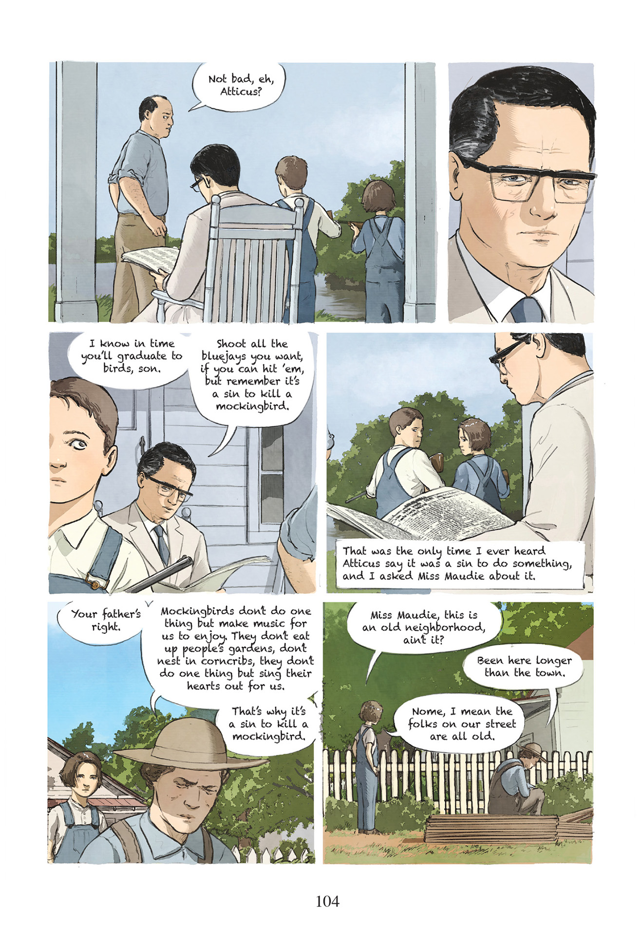 Read online To Kill a Mockingbird: A Graphic Novel comic -  Issue # TPB (Part 2) - 17