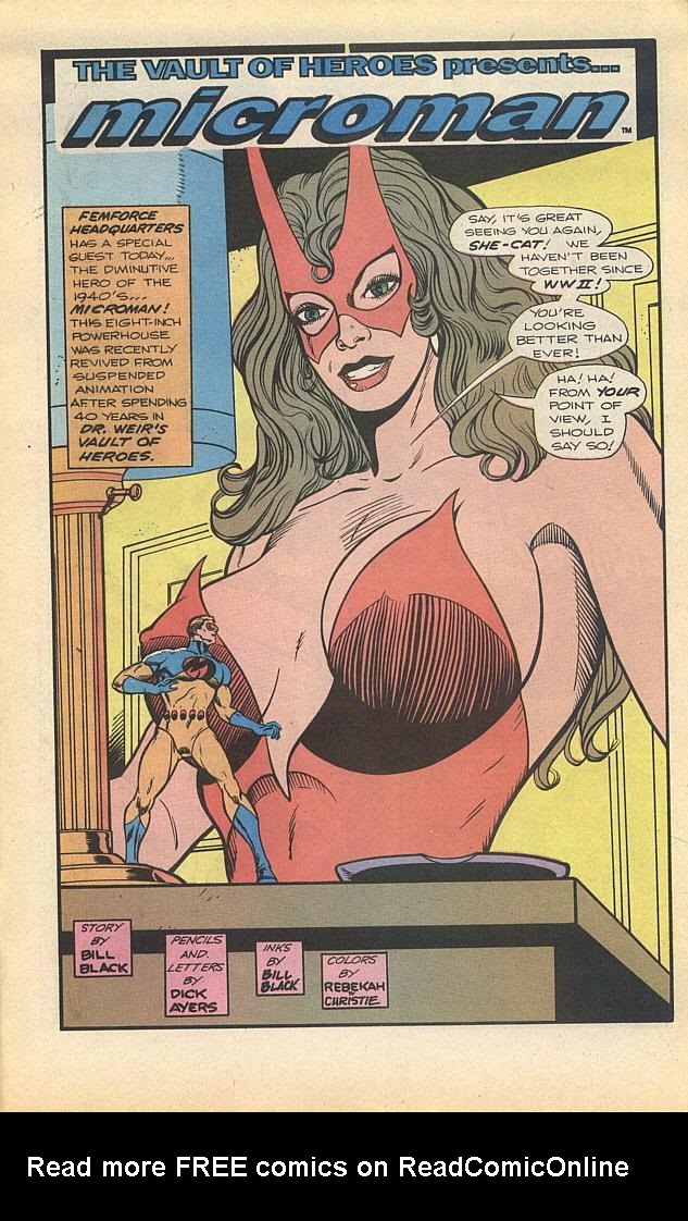 Read online Femforce comic -  Issue #58 - 27