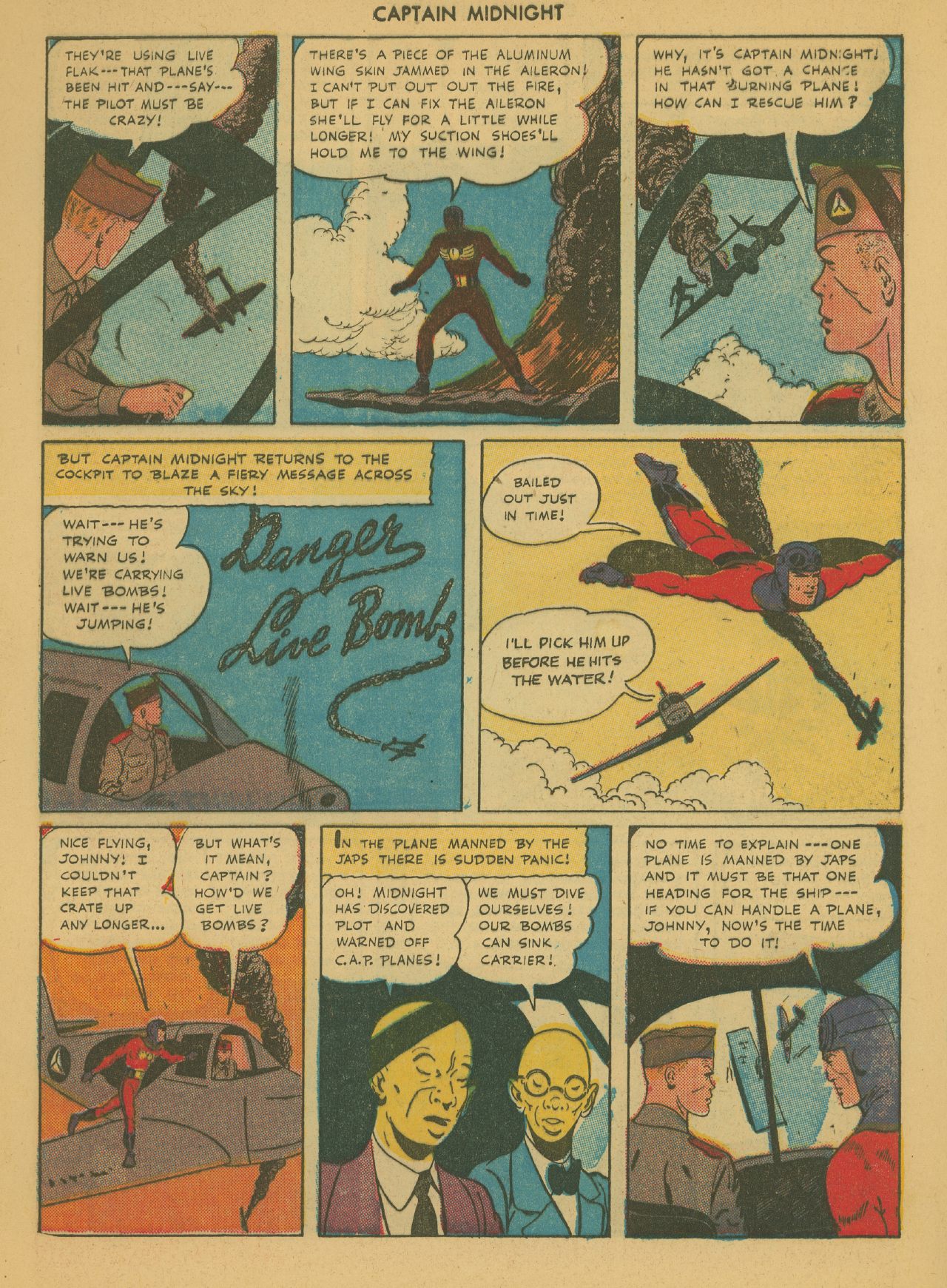 Read online Captain Midnight (1942) comic -  Issue #36 - 9