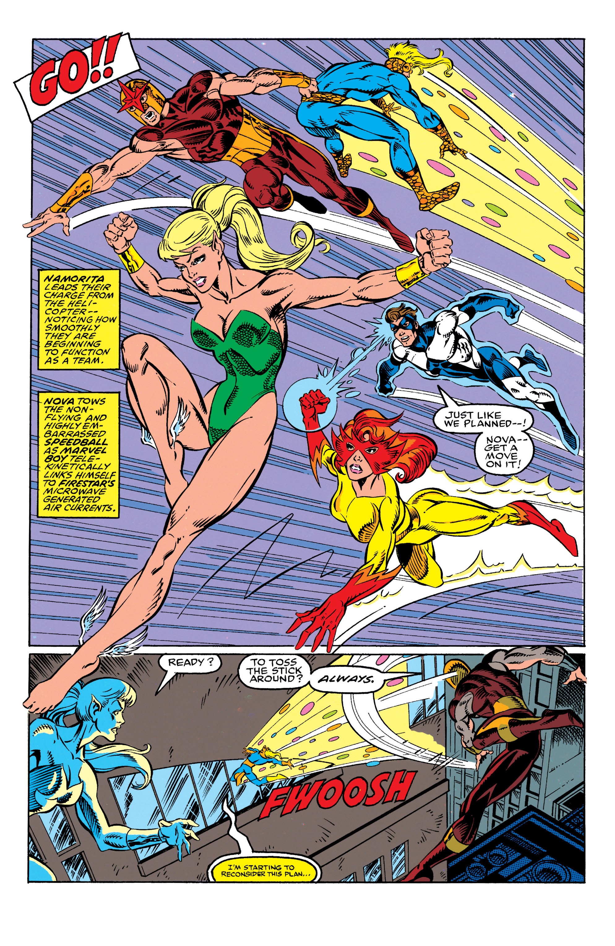 Read online The New Warriors comic -  Issue #10 - 10