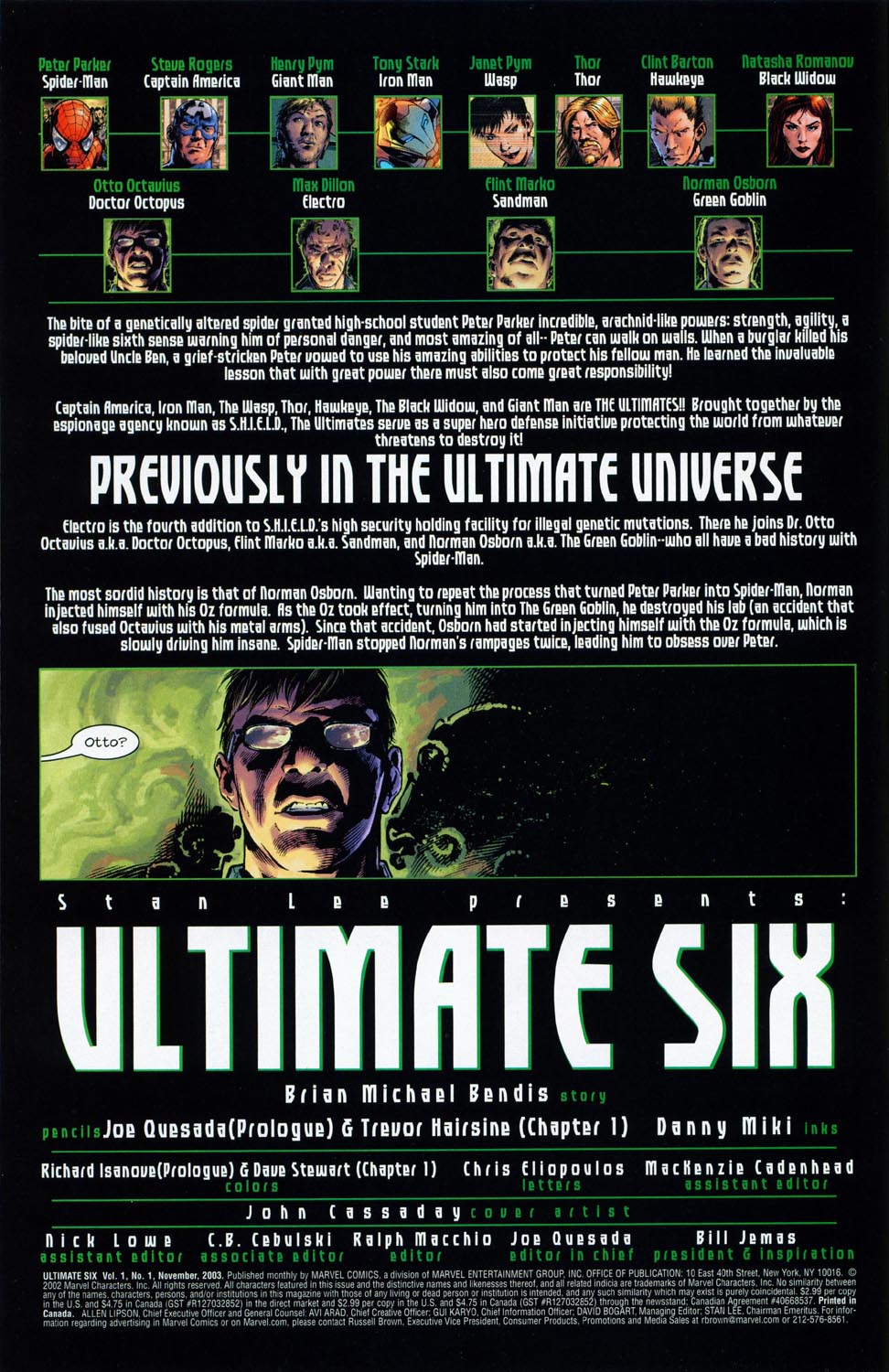 Read online Ultimate Six comic -  Issue #1 - 8
