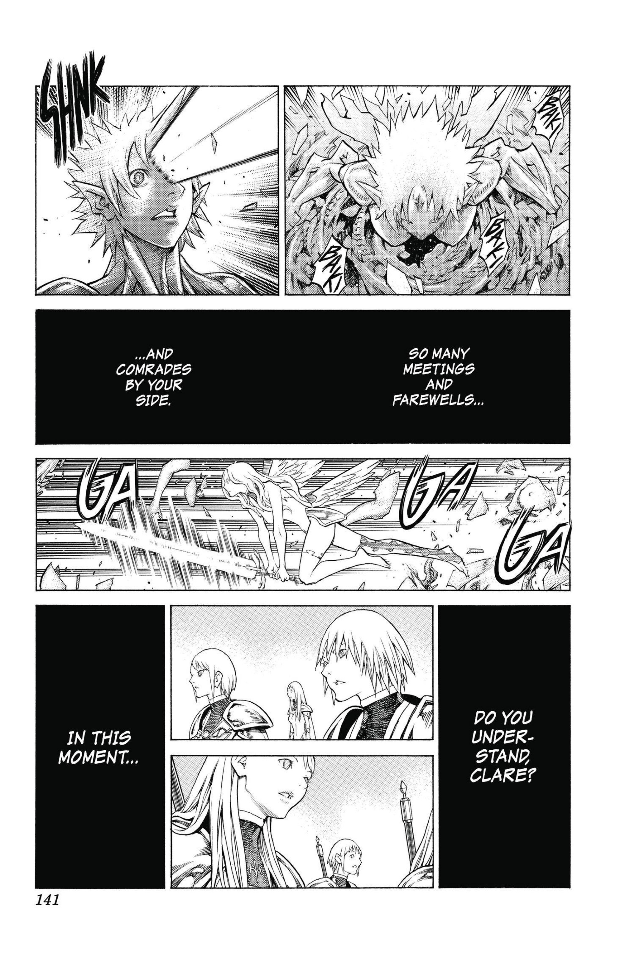 Read online Claymore comic -  Issue #27 - 120