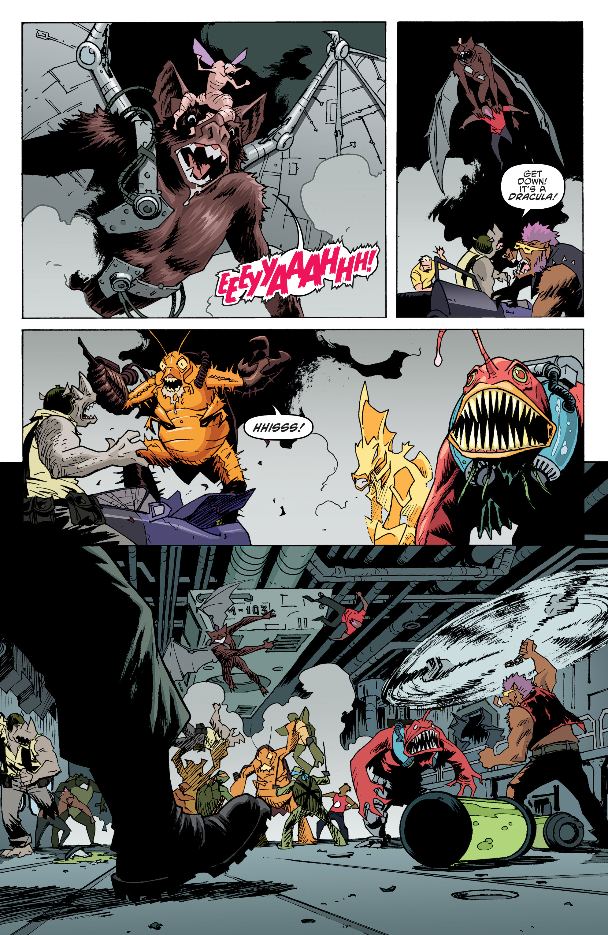 Read online Teenage Mutant Ninja Turtles Bebop & Rocksteady Destroy Everything comic -  Issue #3 - 16