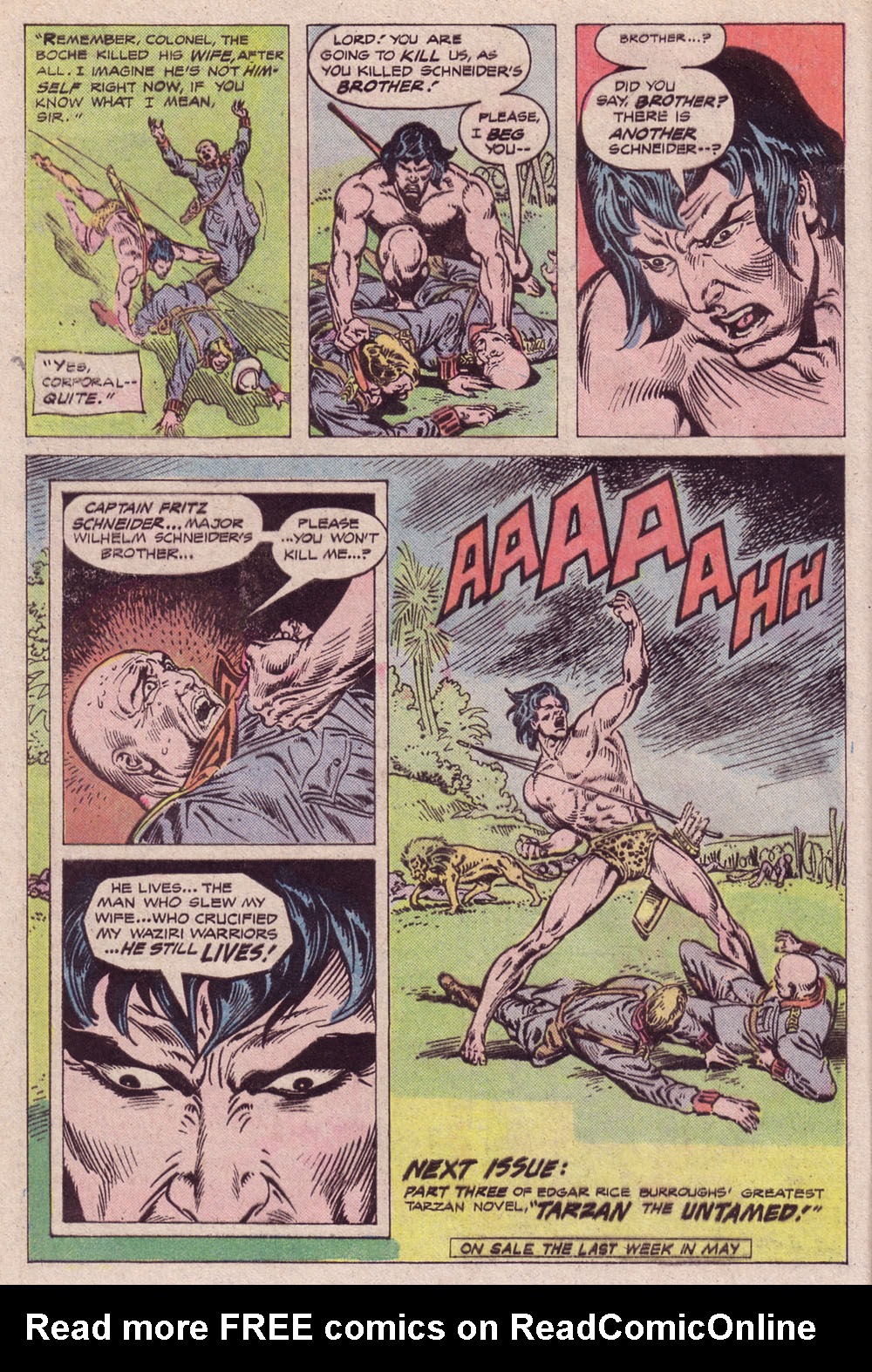 Read online Tarzan (1972) comic -  Issue #251 - 17