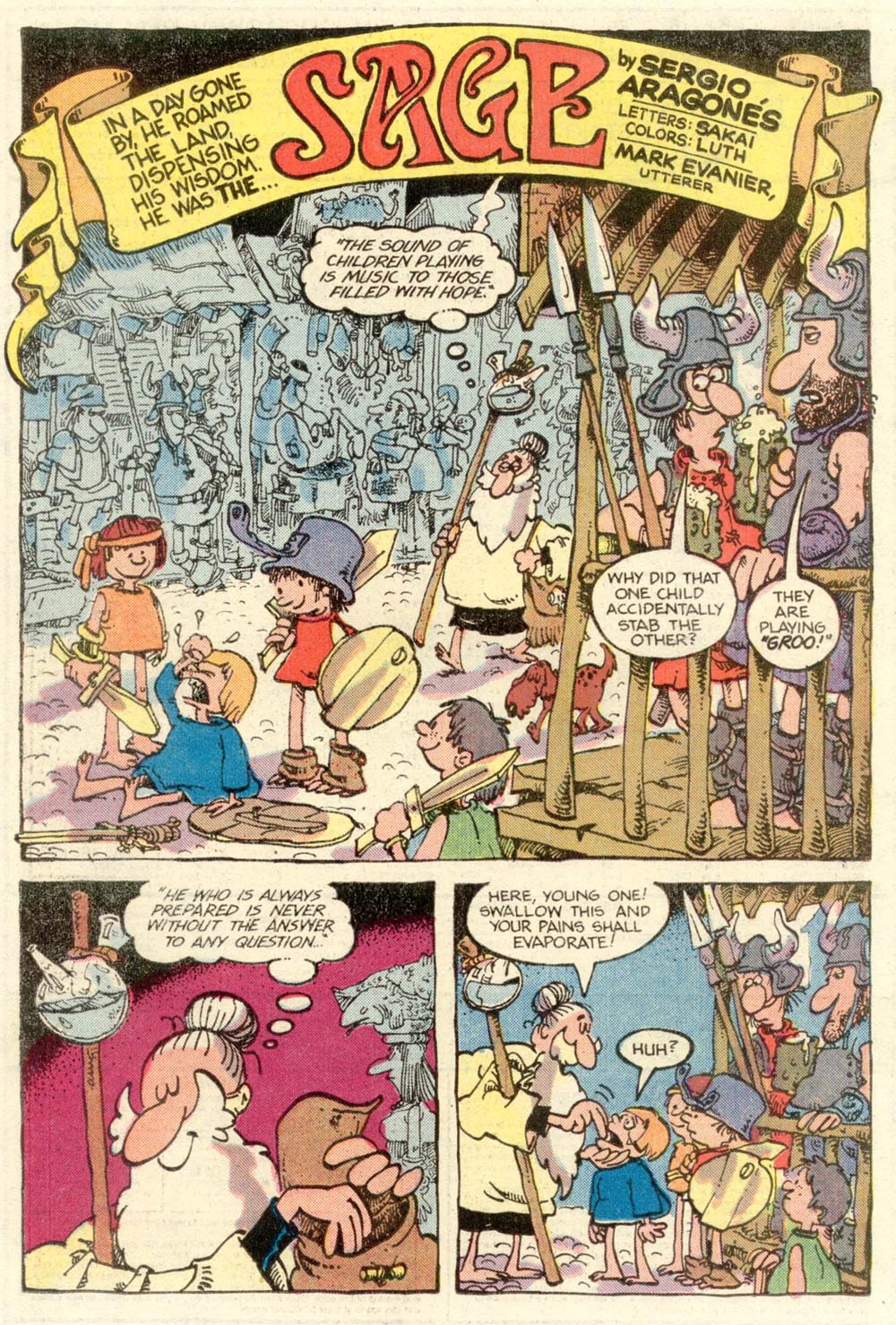 Read online Sergio Aragonés Groo the Wanderer comic -  Issue #7 - 18