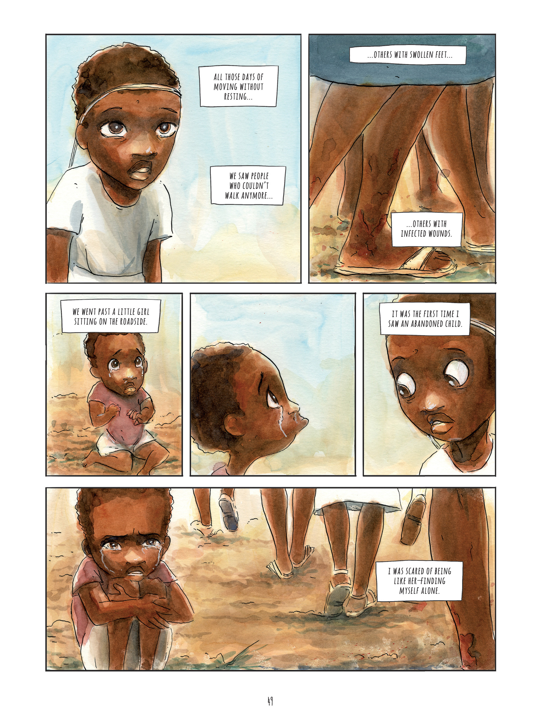 Read online Alice on the Run: One Child's Journey Through the Rwandan Civil War comic -  Issue # TPB - 48