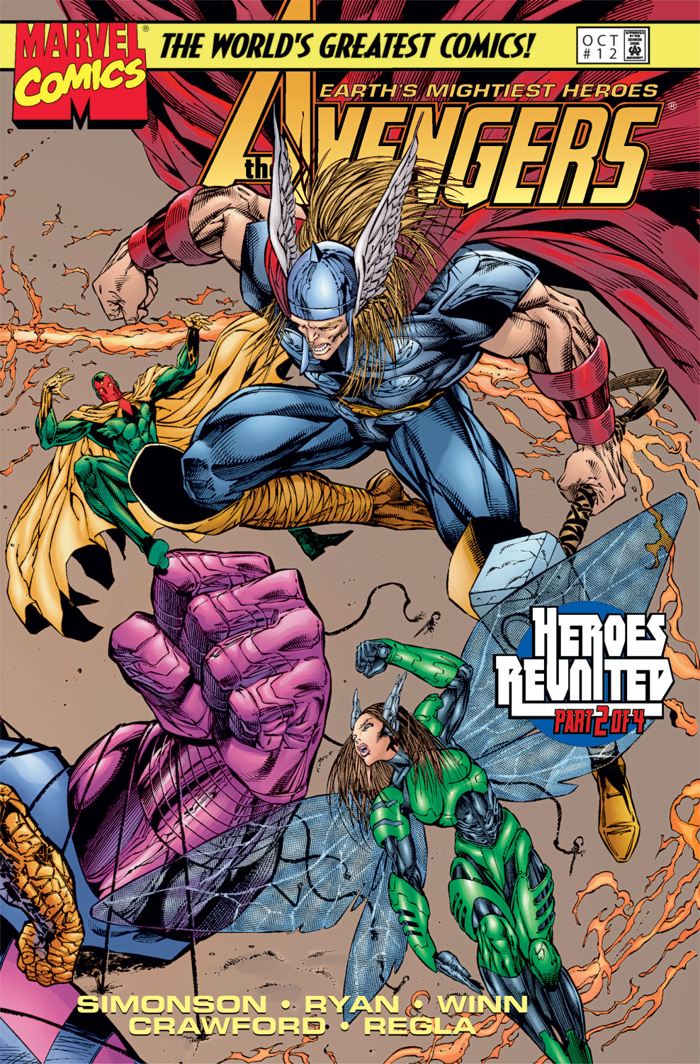 Read online Avengers (1996) comic -  Issue #12 - 1